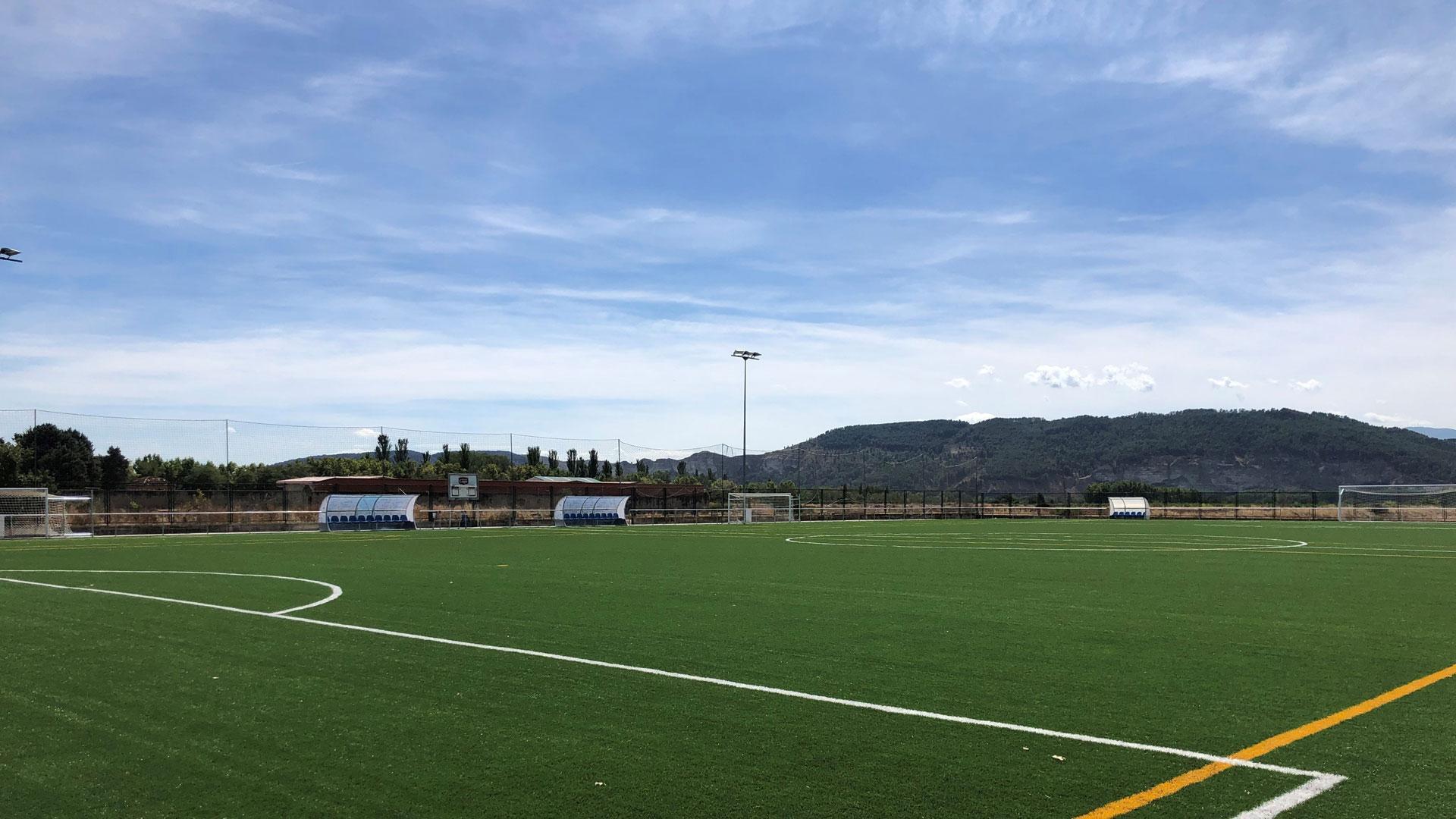 Campo de fútbol de Mendavia.