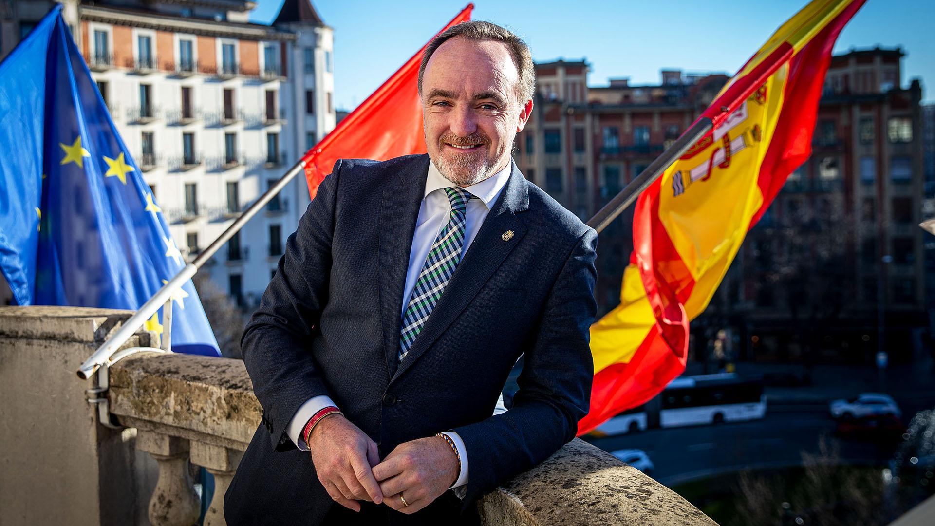 El líder de UPN, Javier Esparza.