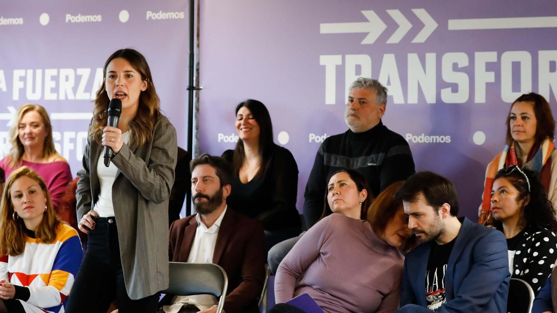 La ministra de Igualdad, Irene Montero, ha intervenido en el acto 'La Ruta que transforma'
