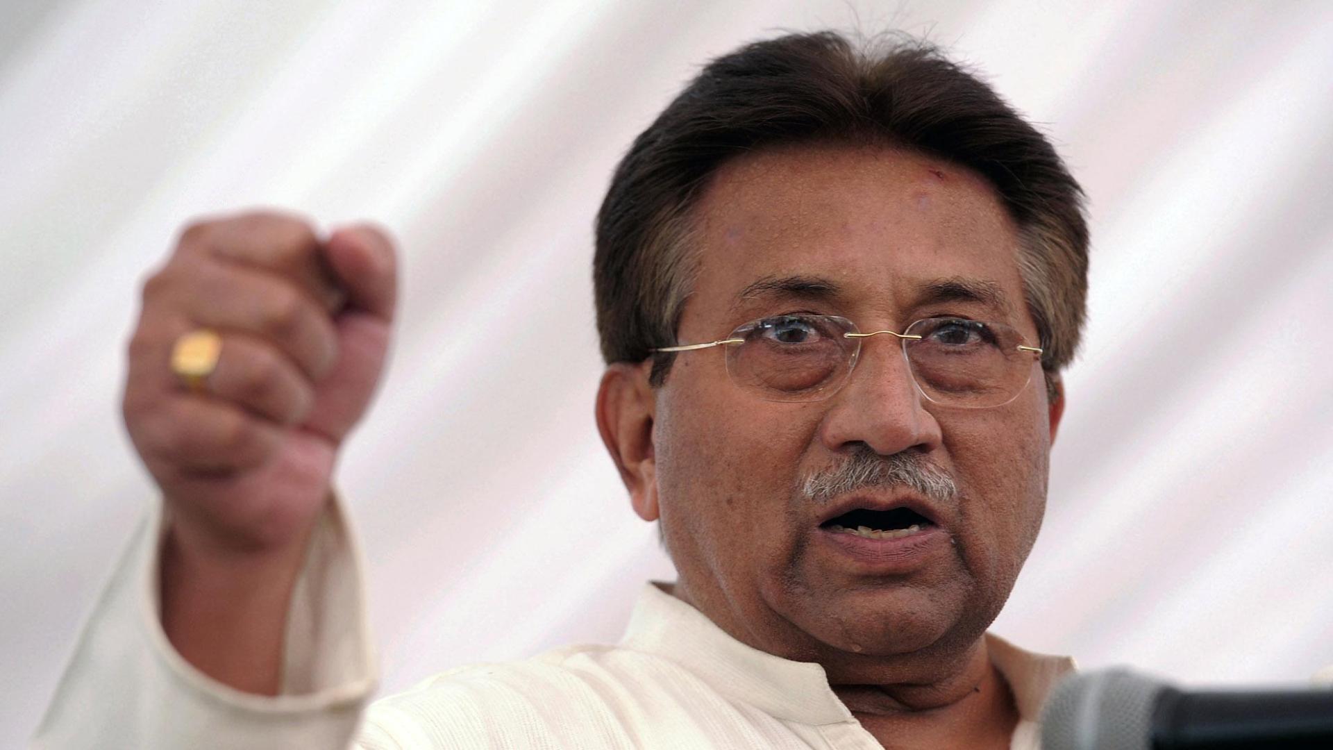El ex dictador militar paquistaní Pervez Musharraf