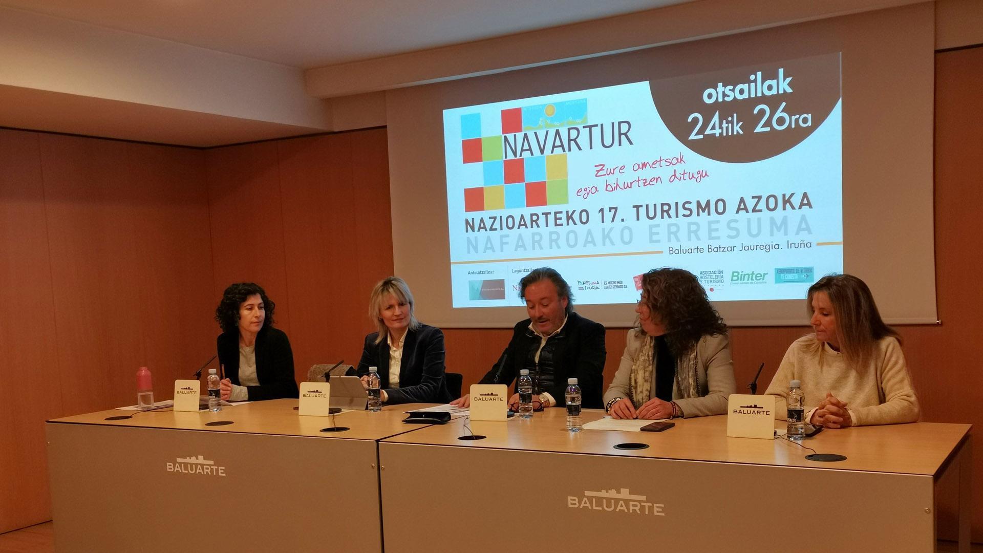Rueda de prensa de presentación de la 17ª edición de Navartur