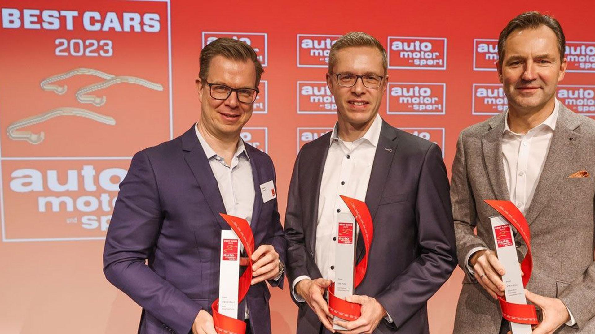 De derecha a izquierda: Thomas Schäfer, Kai Grünitz y Mathias Busse