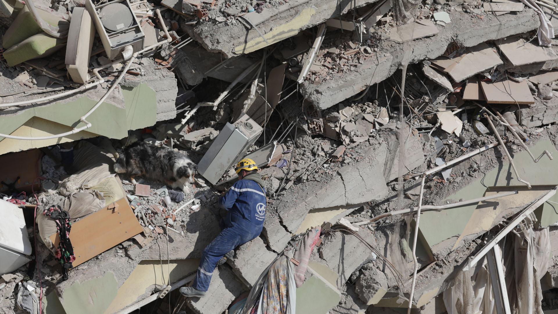 Labores de rescate en la ciudad turca de Kahramanmaras