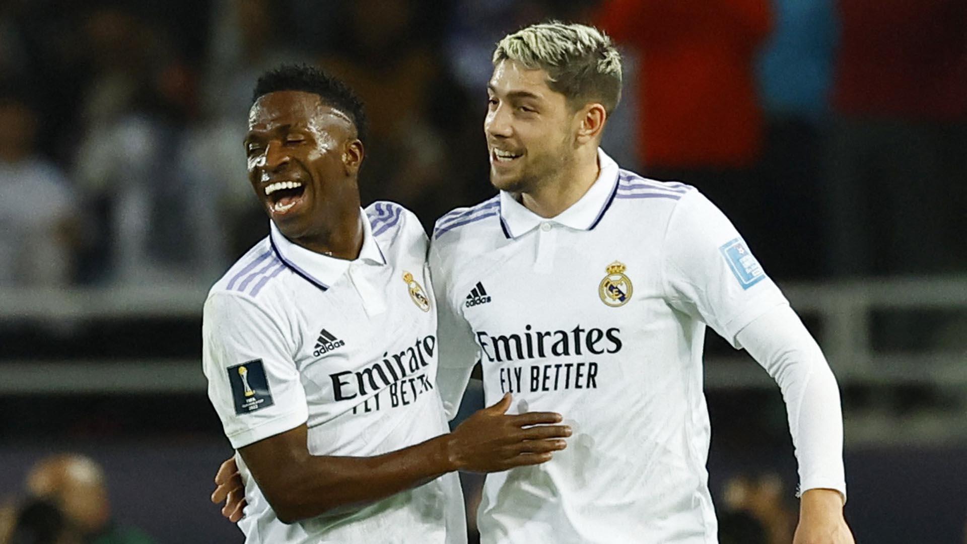 Vinicius y Valverde, jugadores del Real Madrid, en la final del Mundial de Clubes