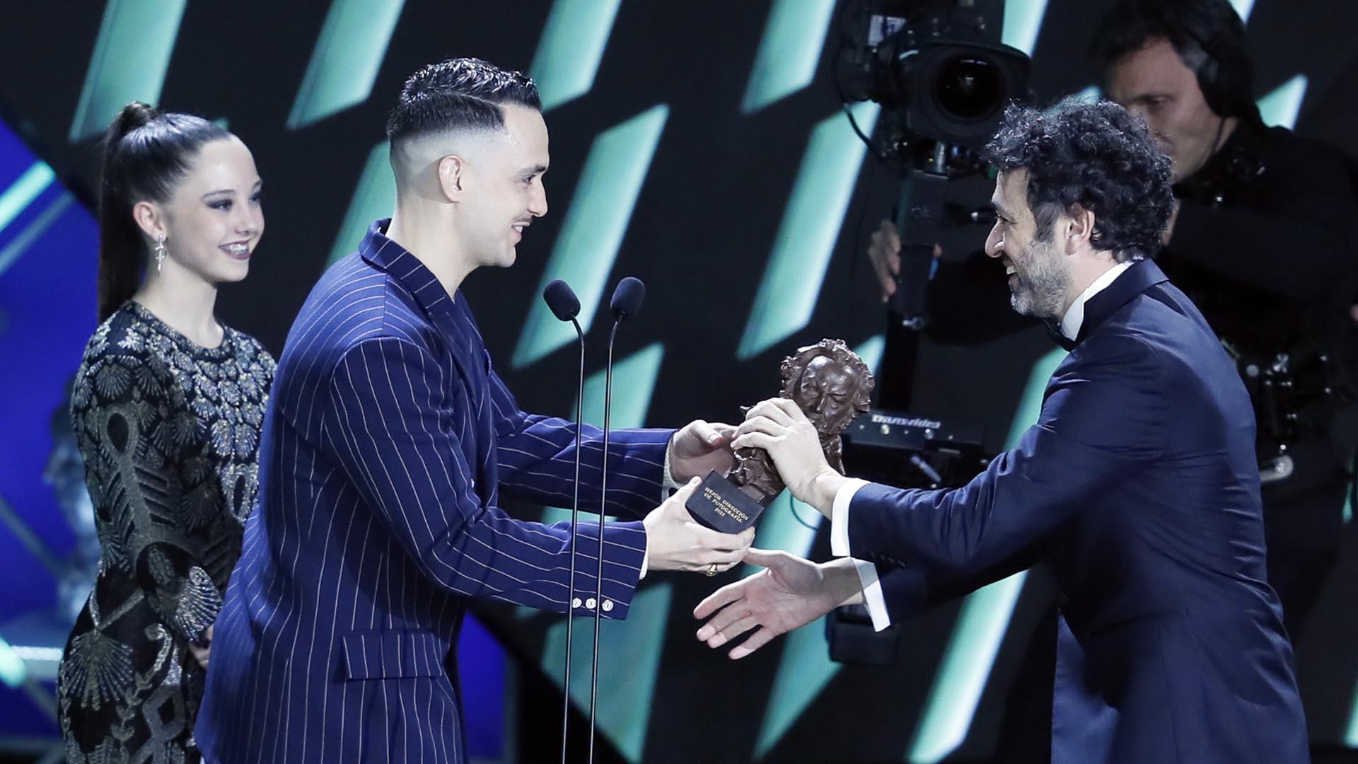 Galardonados y momentos de la ceremonia de entrega de los Premios Goya en su XXXVII edición.