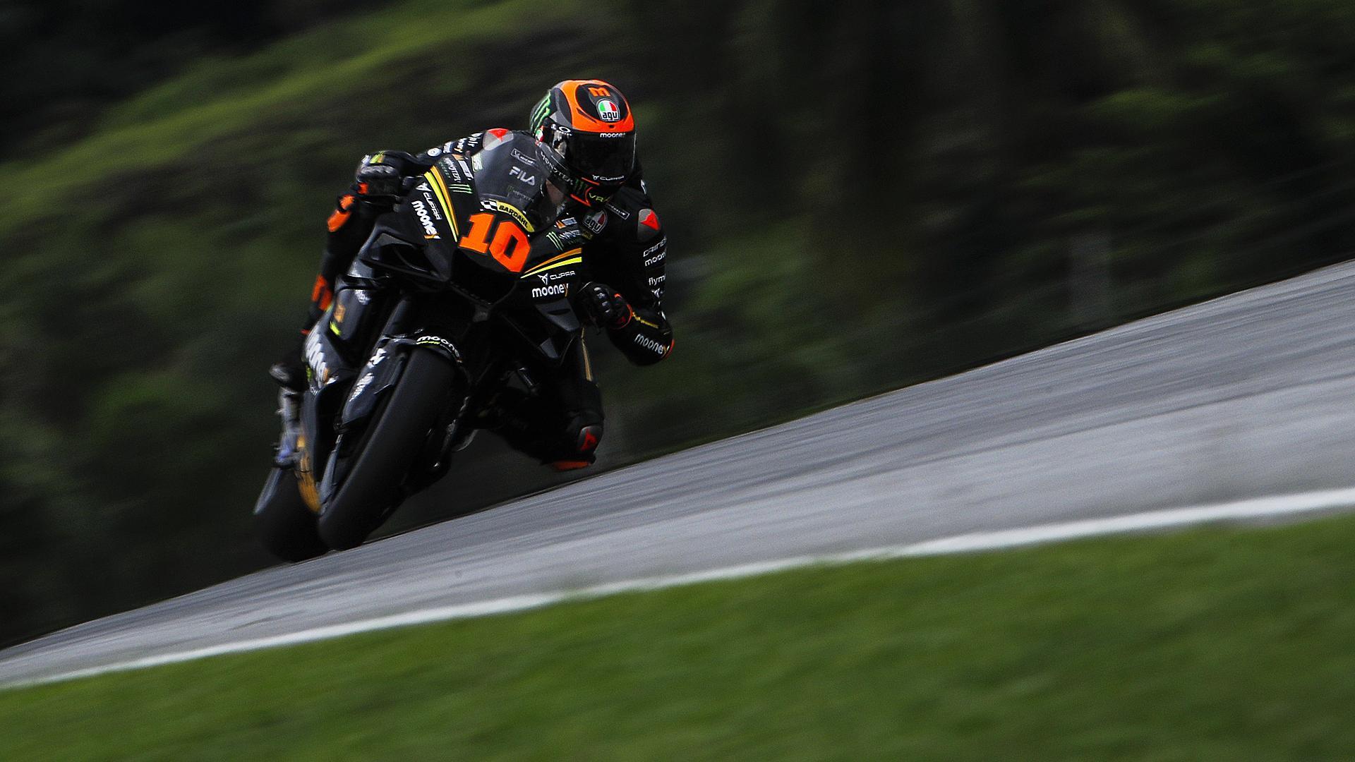El italiano Luca Marini durante la última sesión de entrenamientos en el circuito de Sepang.