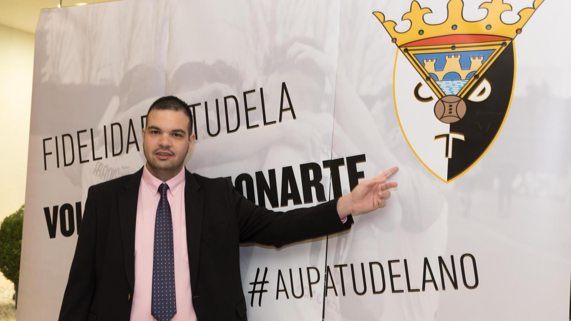 El presidente del Tudelano, Ramón Lázaro