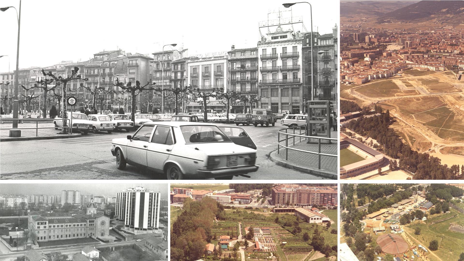 Imágenes históricas de Pamplona publicadas por Javier de Rose en su cuenta de Twitter