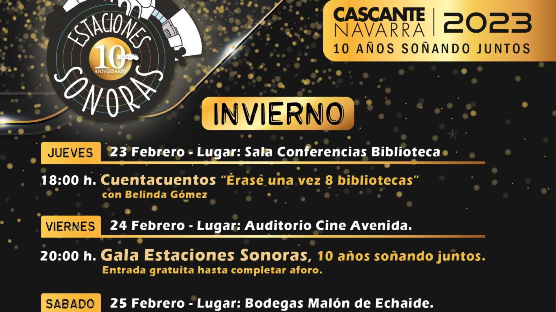 Cartel Estaciones Sonortas Invierno 2023