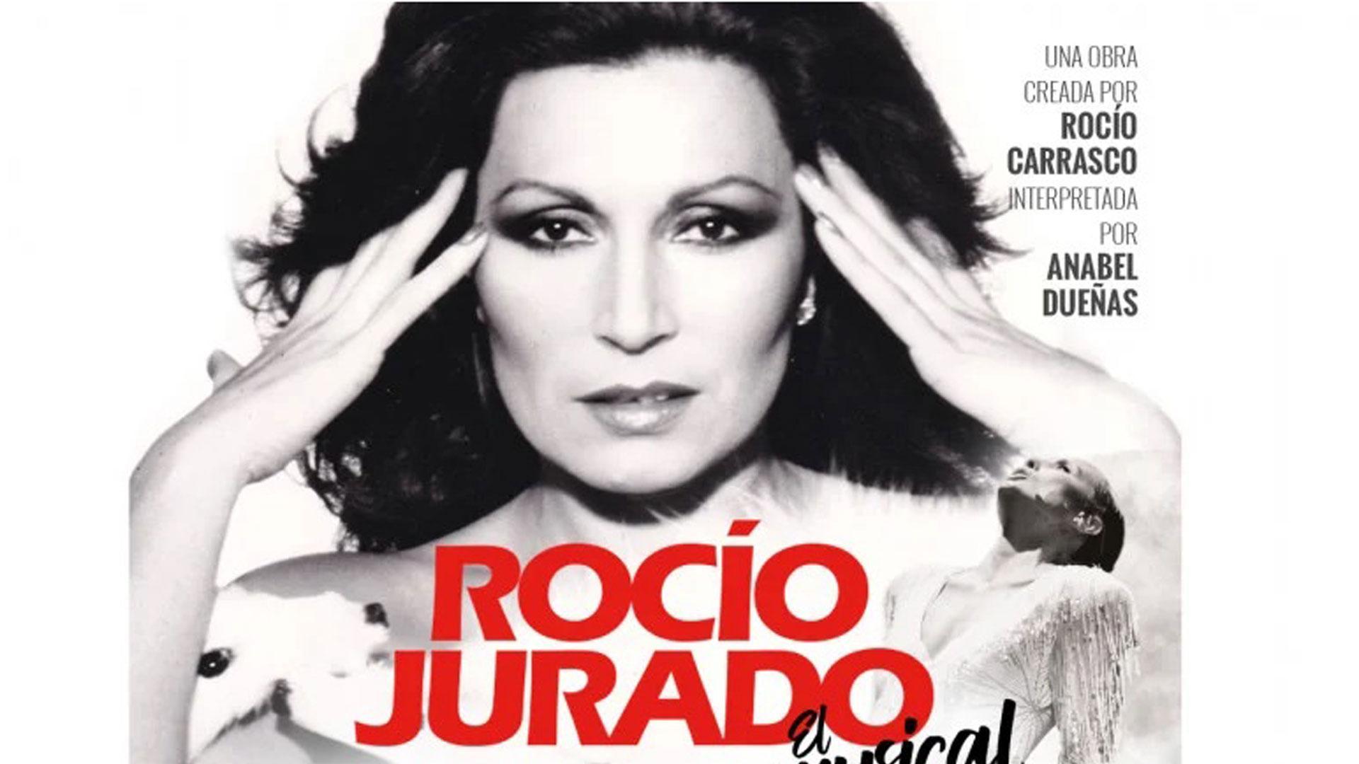Imagen promocional del musical de Rocío Jurado