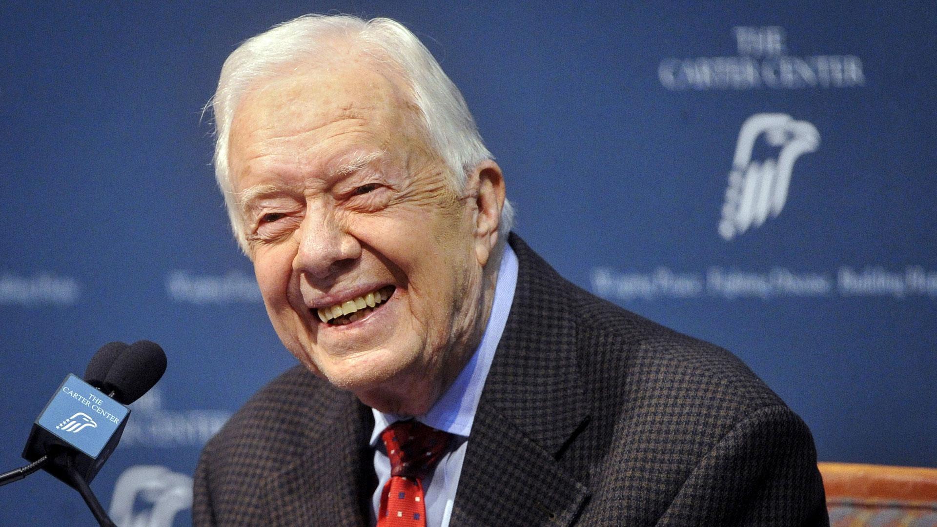 El expresidente estadounidense Jimmy Carter, de 98 años