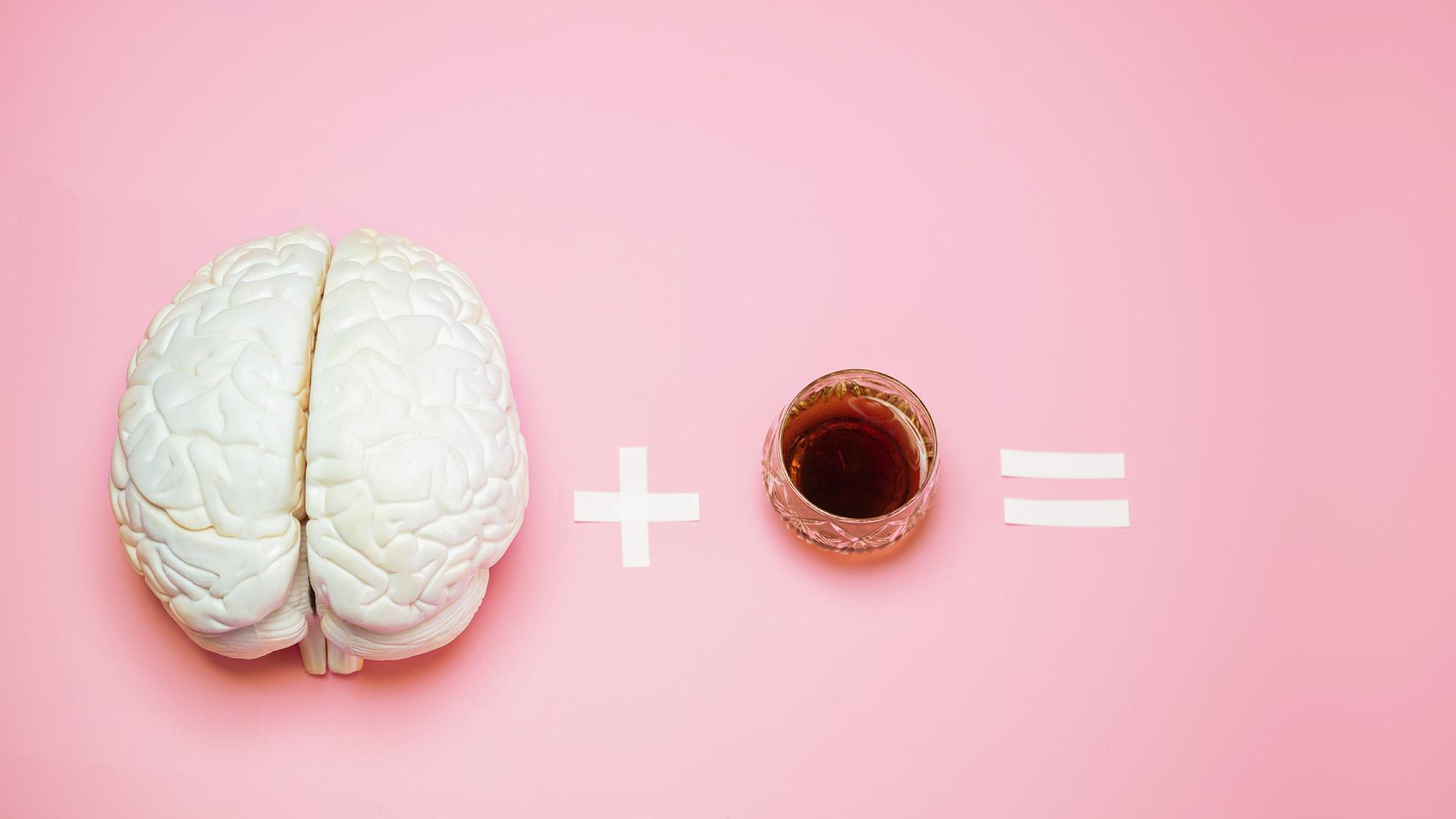 Cerebro y alcohol, mala combinación para la salud.