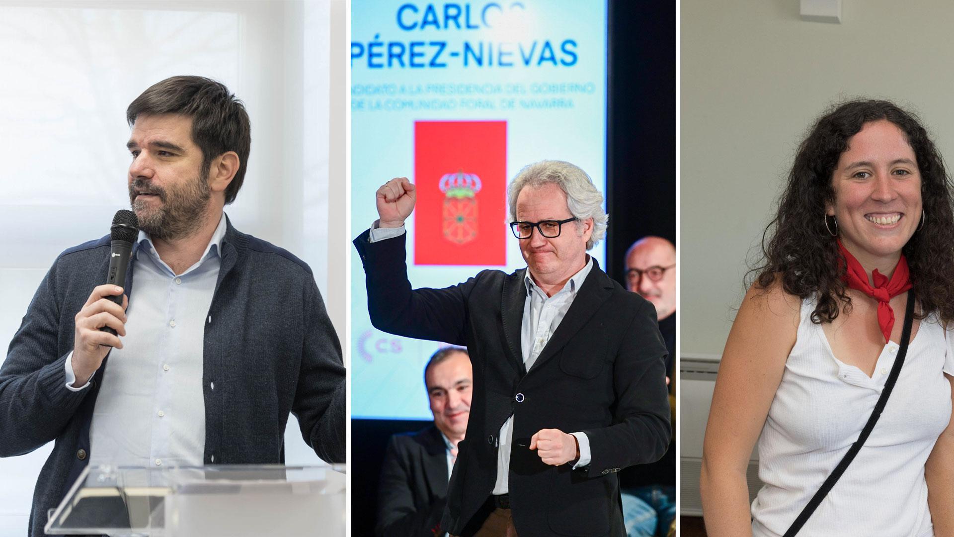 Eneko Larrarte, Contigo Tudela, Carlos Pérez-Nievas, Ciudadanos, Edurne León, EH Bildu