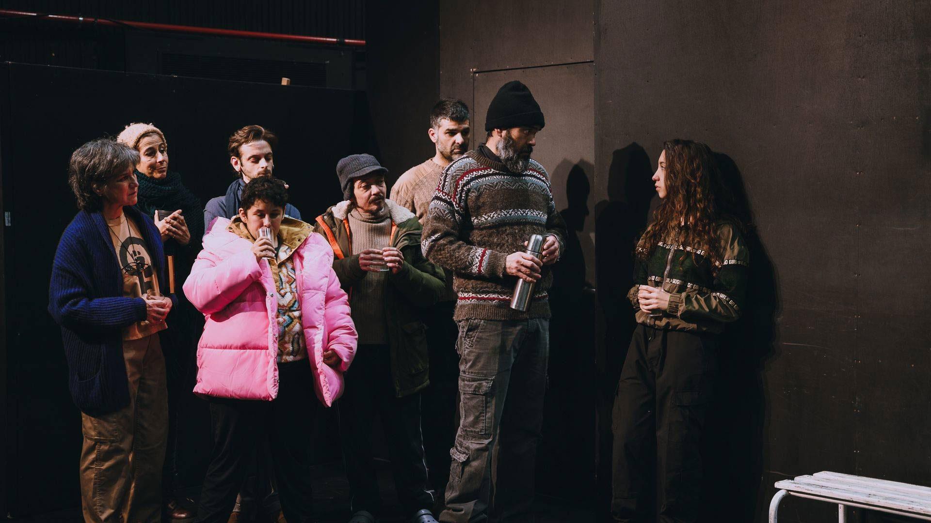 Escena de la obra, que se estrena en el Teatro Valle-Inclán de Madrid con funciones allí hasta el 16 de abril