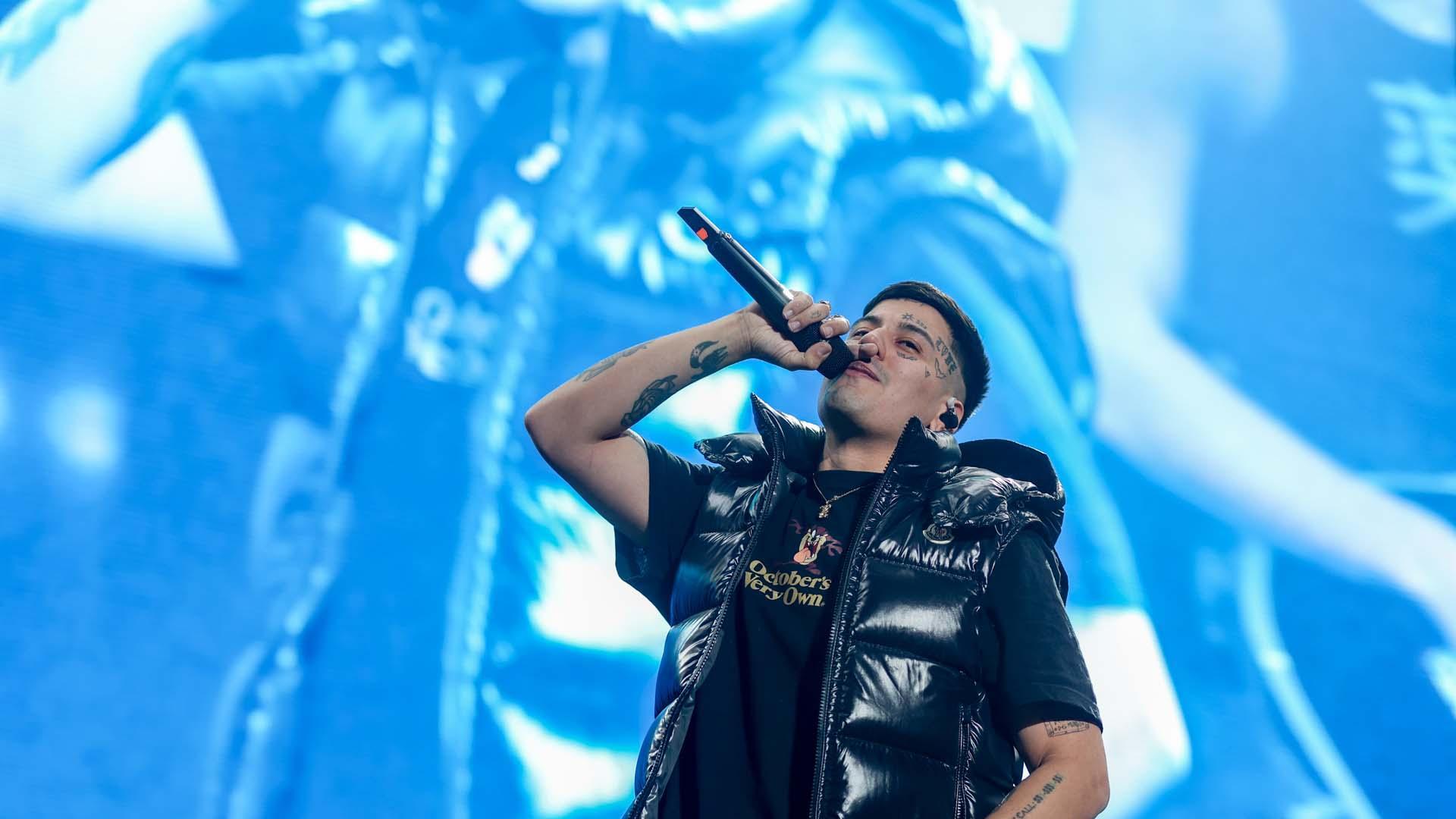 El cantante argentino Duki, en su primer concierto en el Wizink Center de Madrid