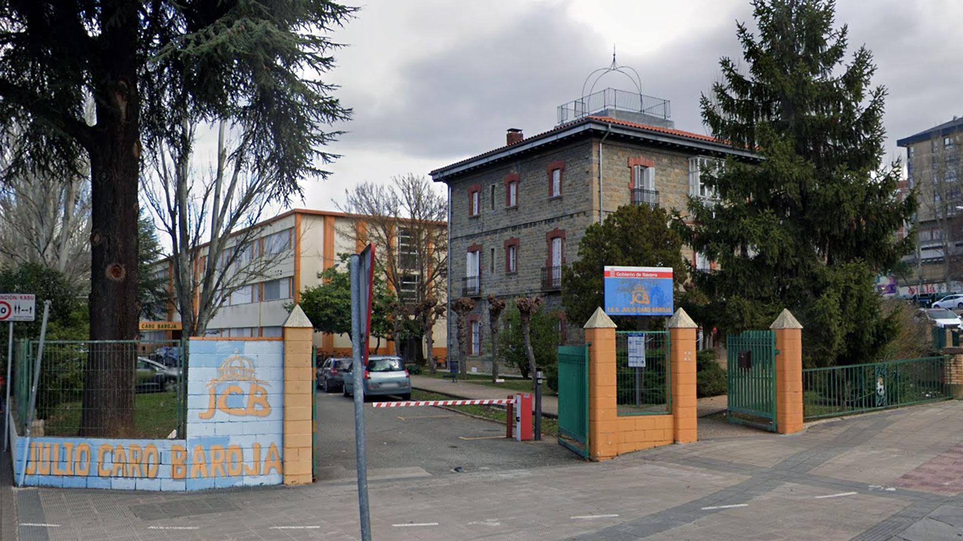 Exterior del IES Caro Baroja, en Pamplona