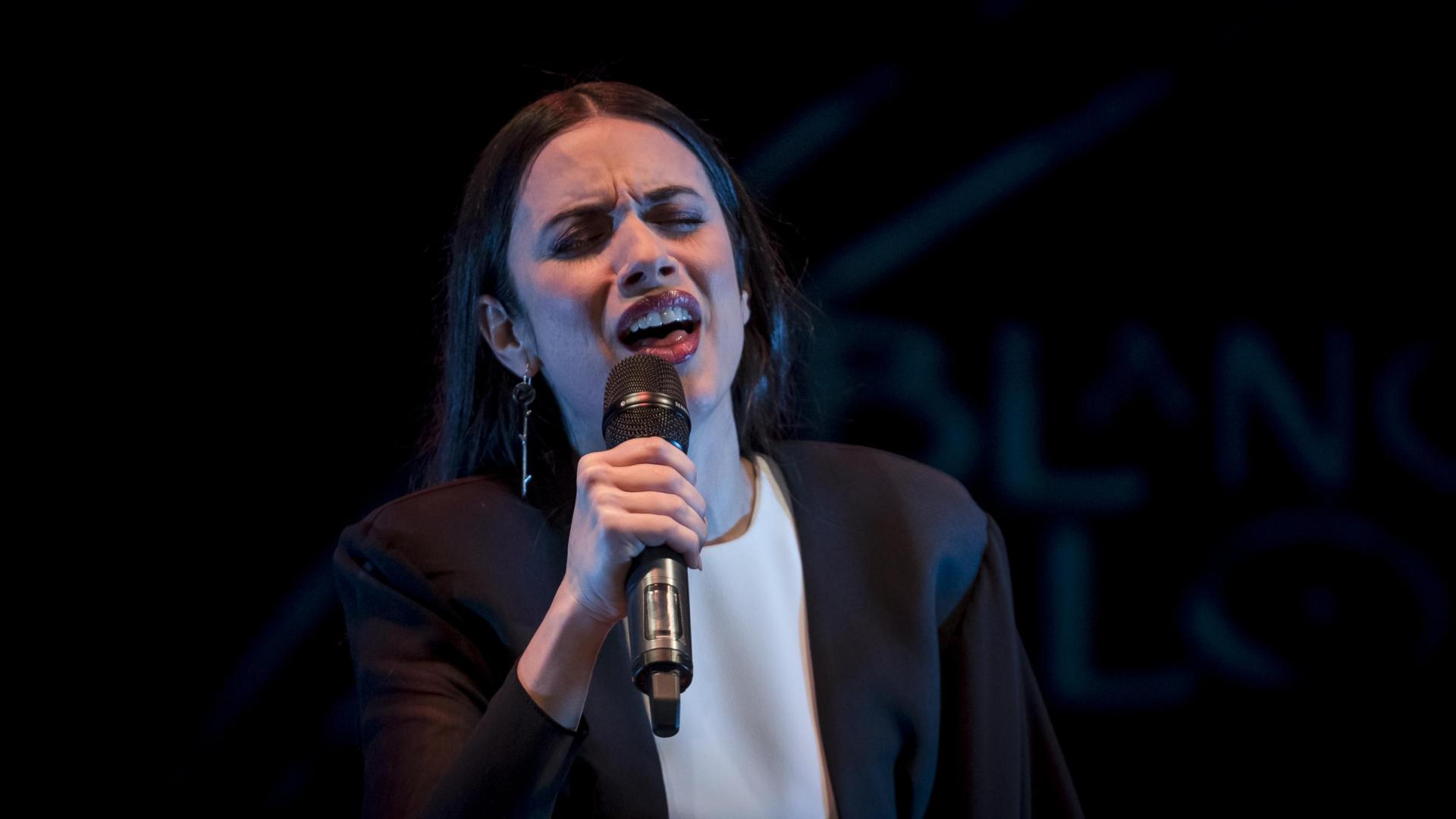 La cantante Blanca Paloma durante una de sus actuaciones