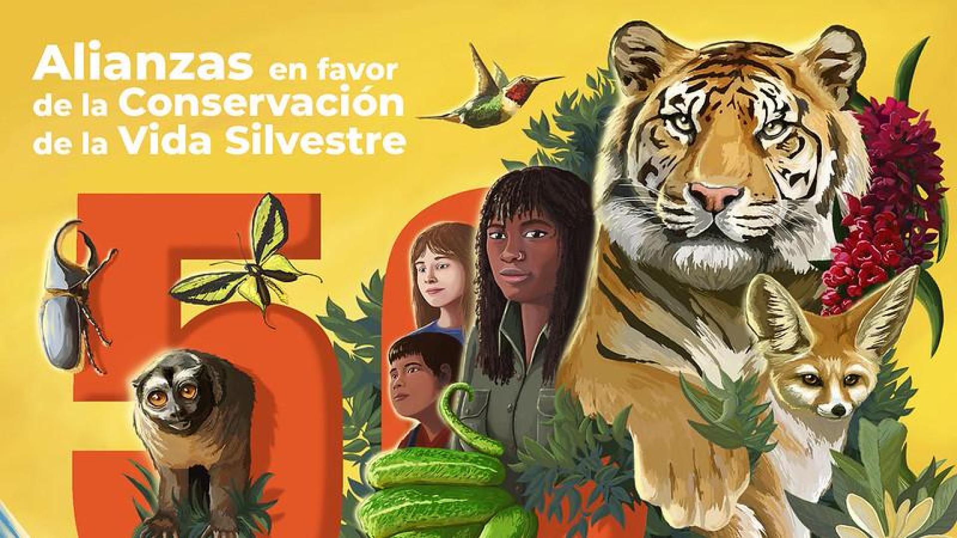 Póster del Día Mundial de la Vida Salvaje 2023