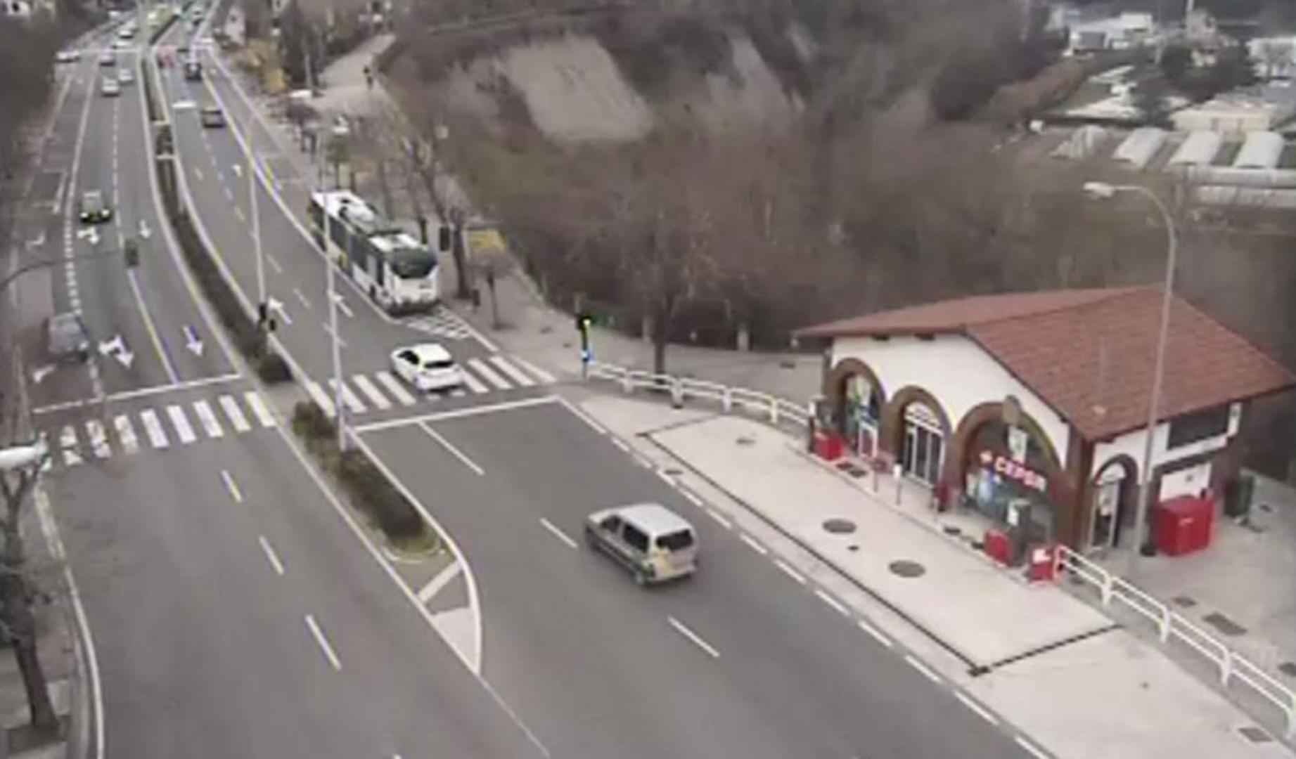 Accidente en la avenida baja Navarra