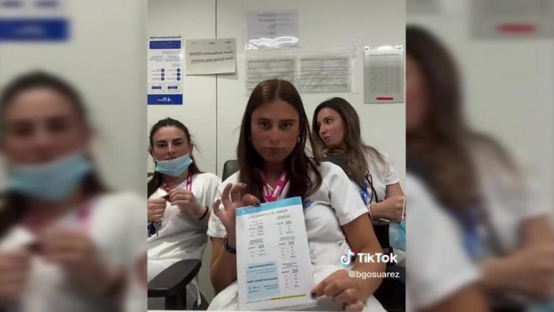 Captura del vídeo publicado en TikTok