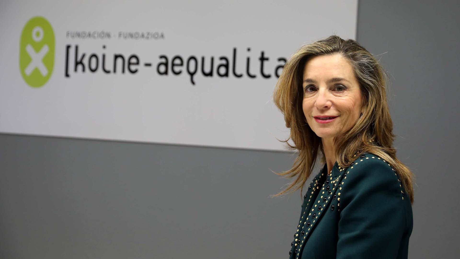 María José Beriáin Apesteguía, de 61 años, preside el patronato de la Fundación Koine Aequalitas desde 2012. Esta entidad, sin ánimo de lucro y que significa ‘comunidad e igualdad’, trabaja en cuestiones sociales (mujer, discapacidad...)
