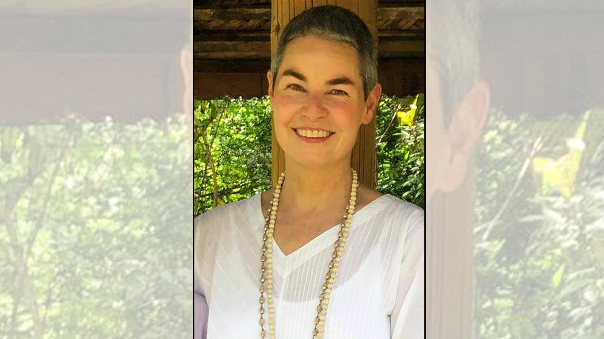 Martina Novatzky, en el sur de India, donde imparte dos retiros anuales de quince días.