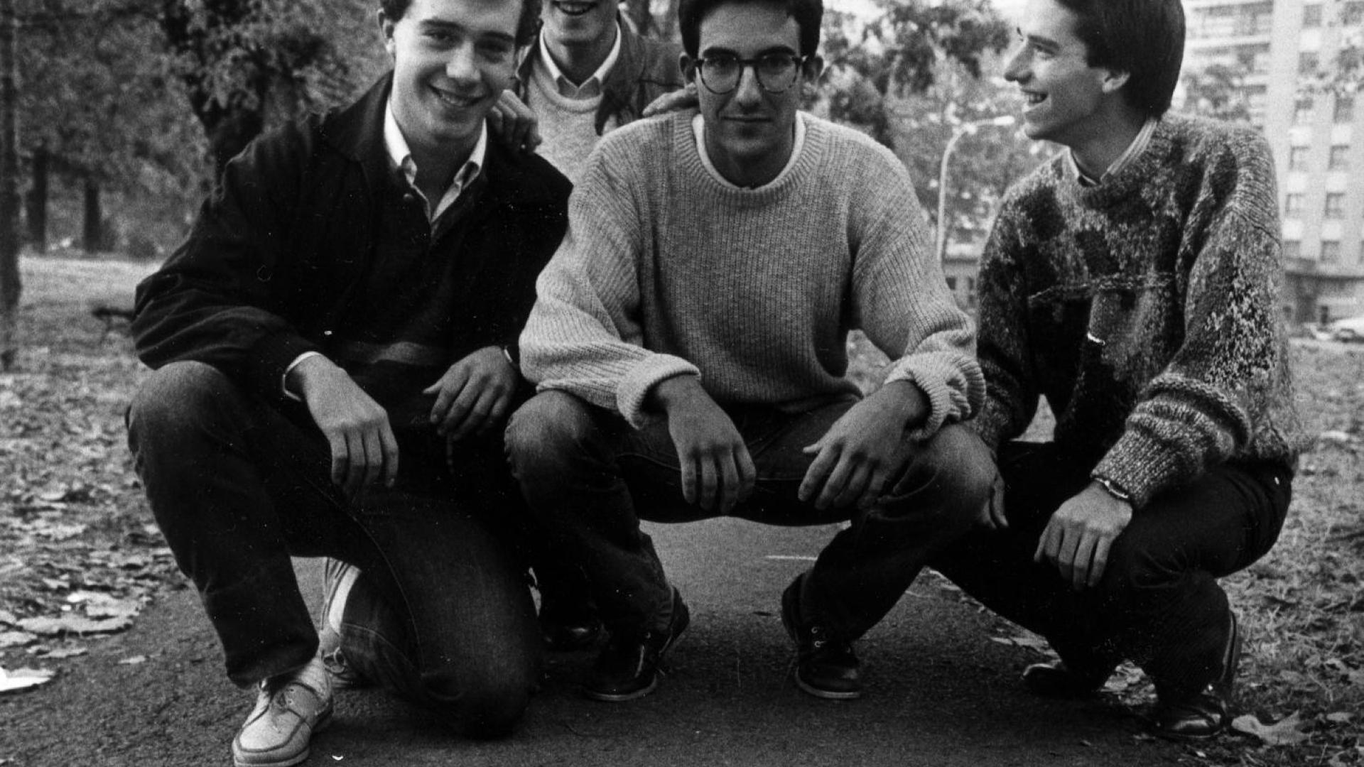 De izquierda a derecha: Antonio Del Barrio Linares, Antonio López Andrés Jose Ignacio Fernández de Troconiz Fernández y Javier Martínez Gorostiaga