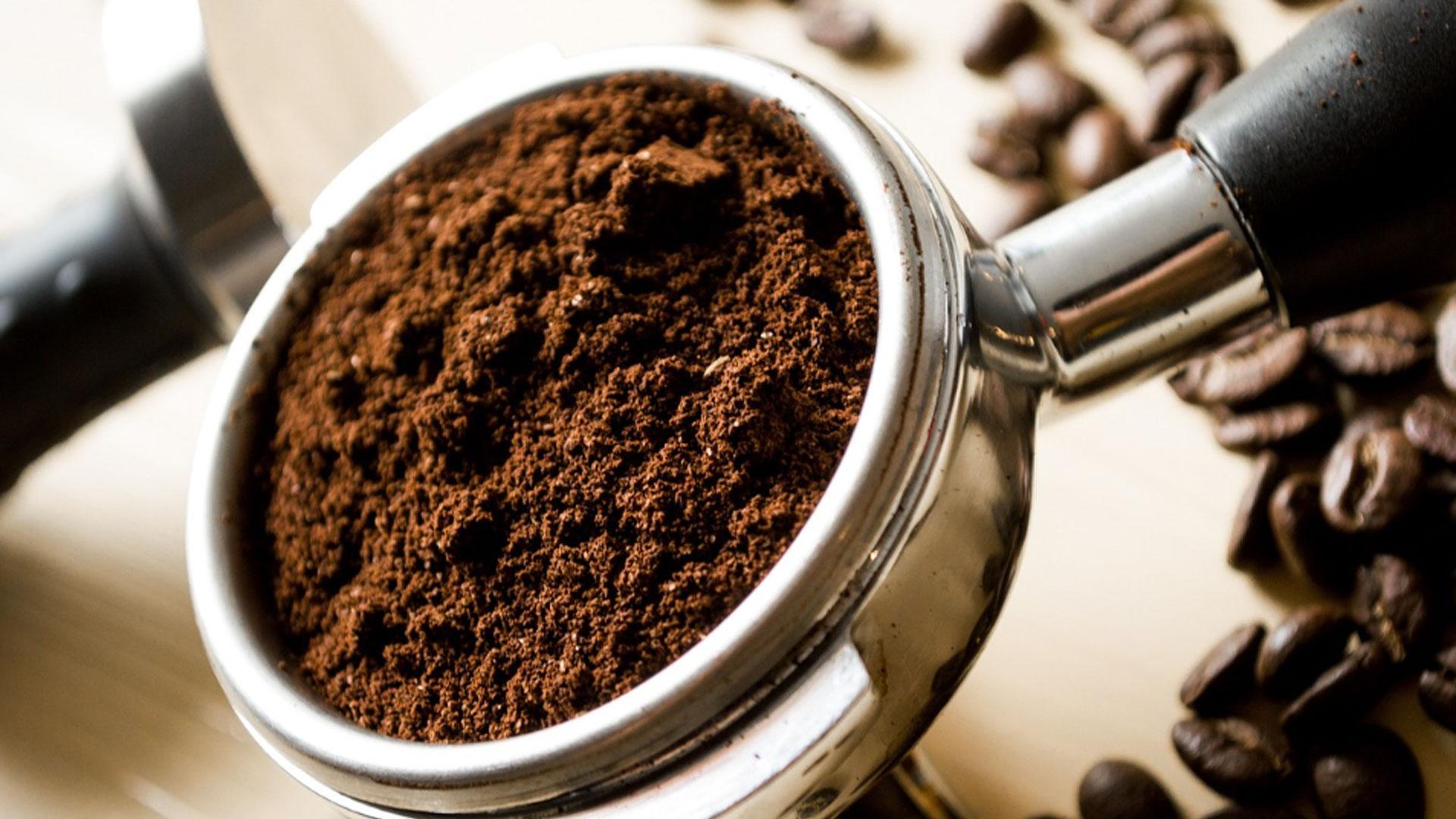 Imagen de archivo de café molido