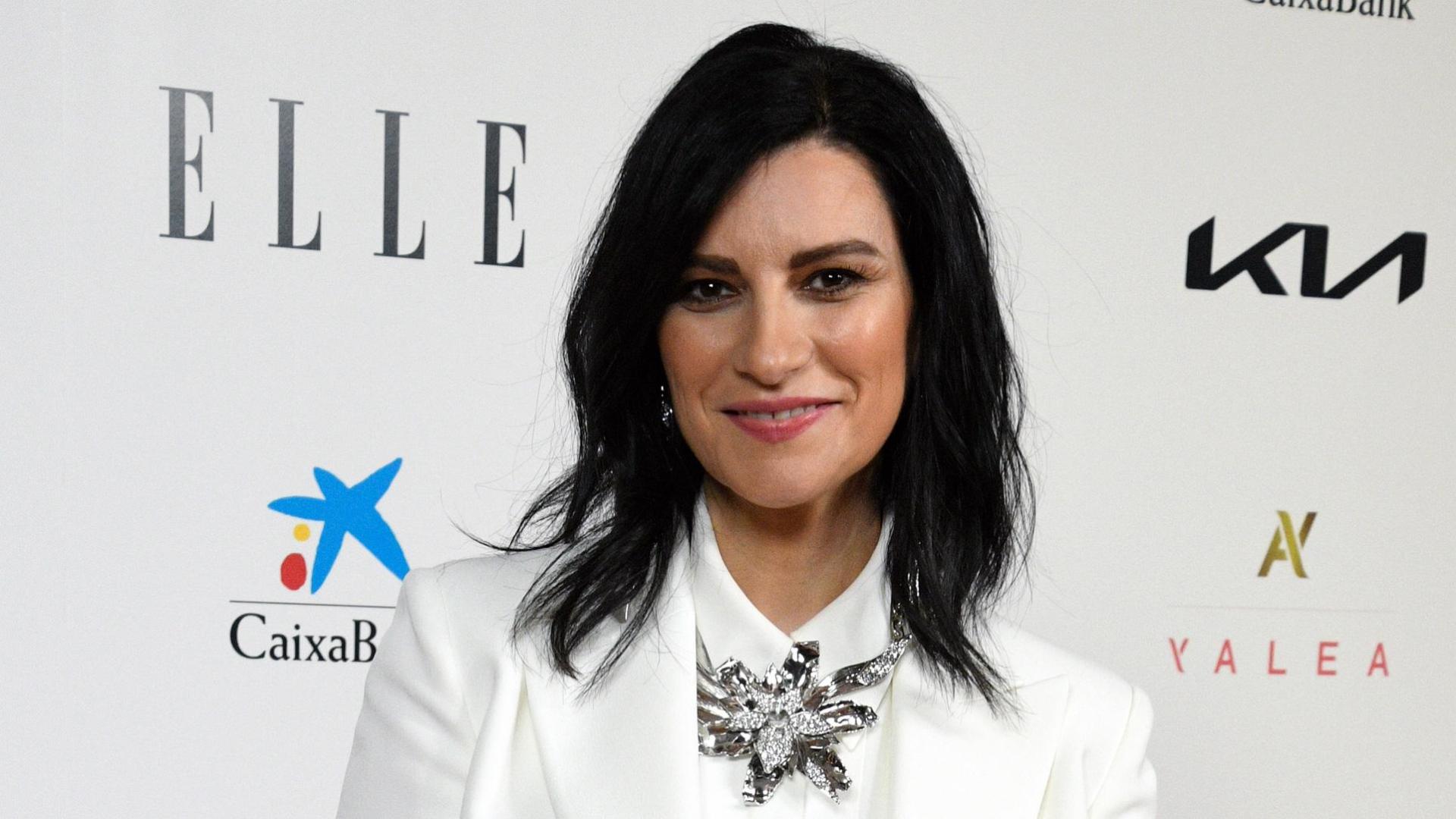Laura Pausini, en un acto organizado por Elle con motivo del Día de la Mujer