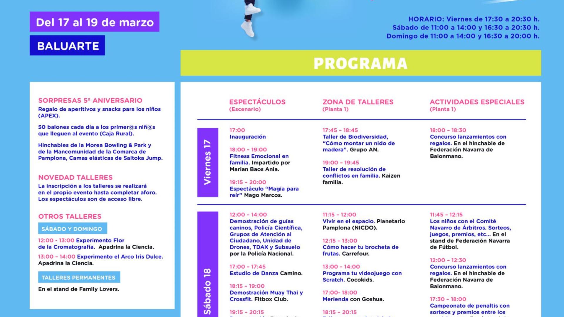 Programa de Expofamily 5