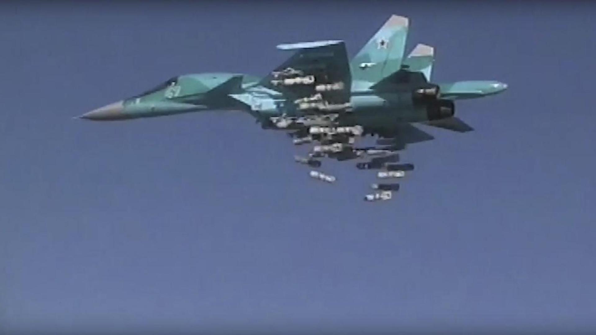 Un caza ruso, en una imagen de archivo. En este caso, un caza Sukhoi Su-34.