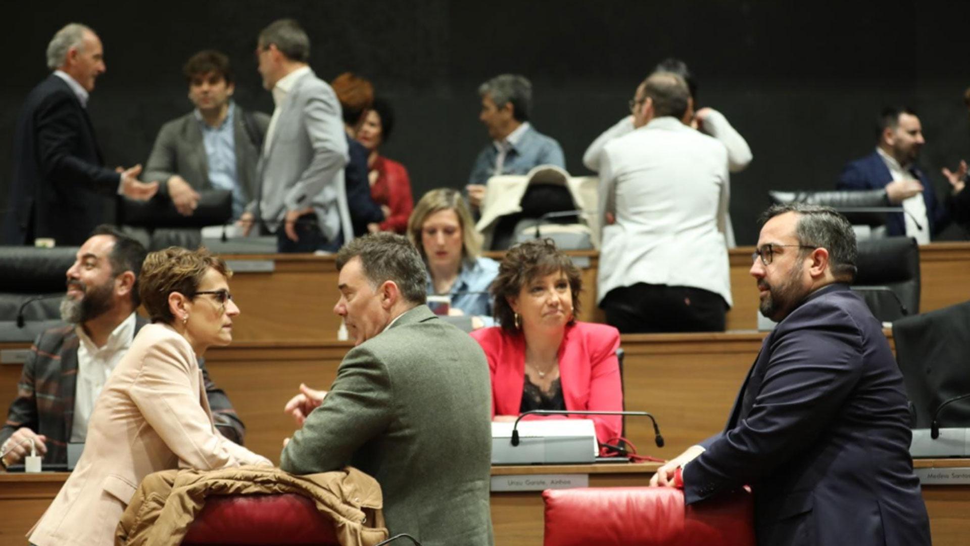Imagen del Parlamento de Navarra este jueves