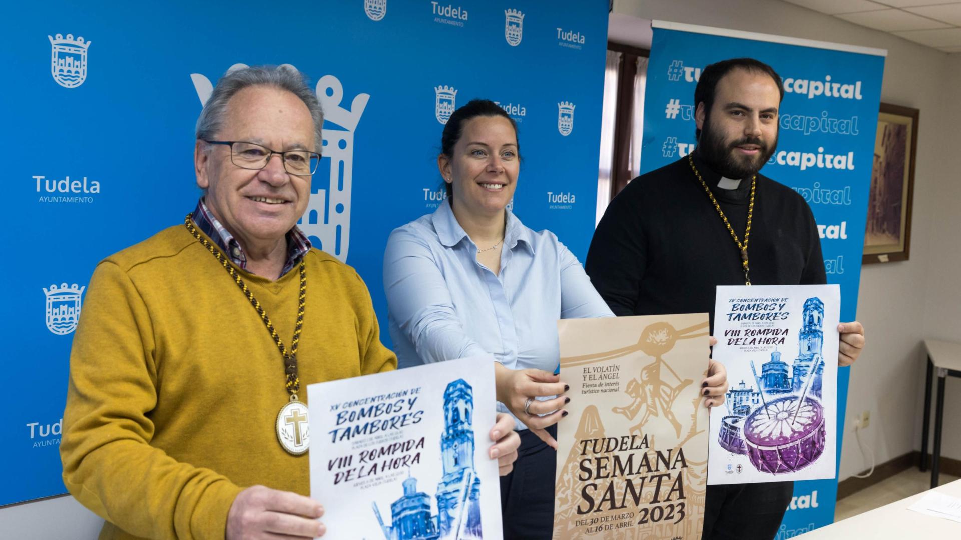De izquierda a derecha: Javier Martínez Latorre, Irune García García y Héctor Arratibel González