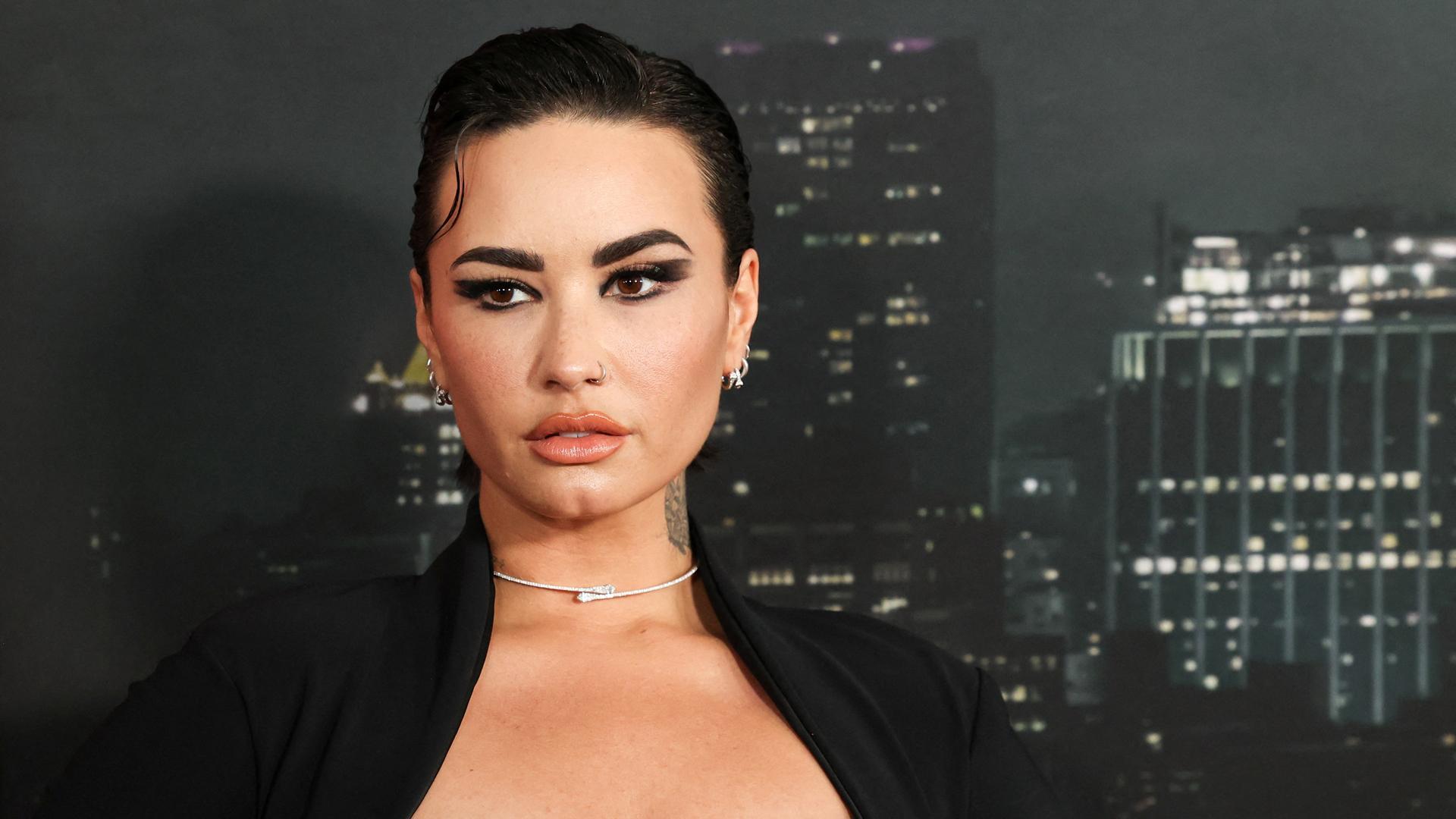Demi Lovato, en el reciente estreno de 'Scream VI' en Nueva York
