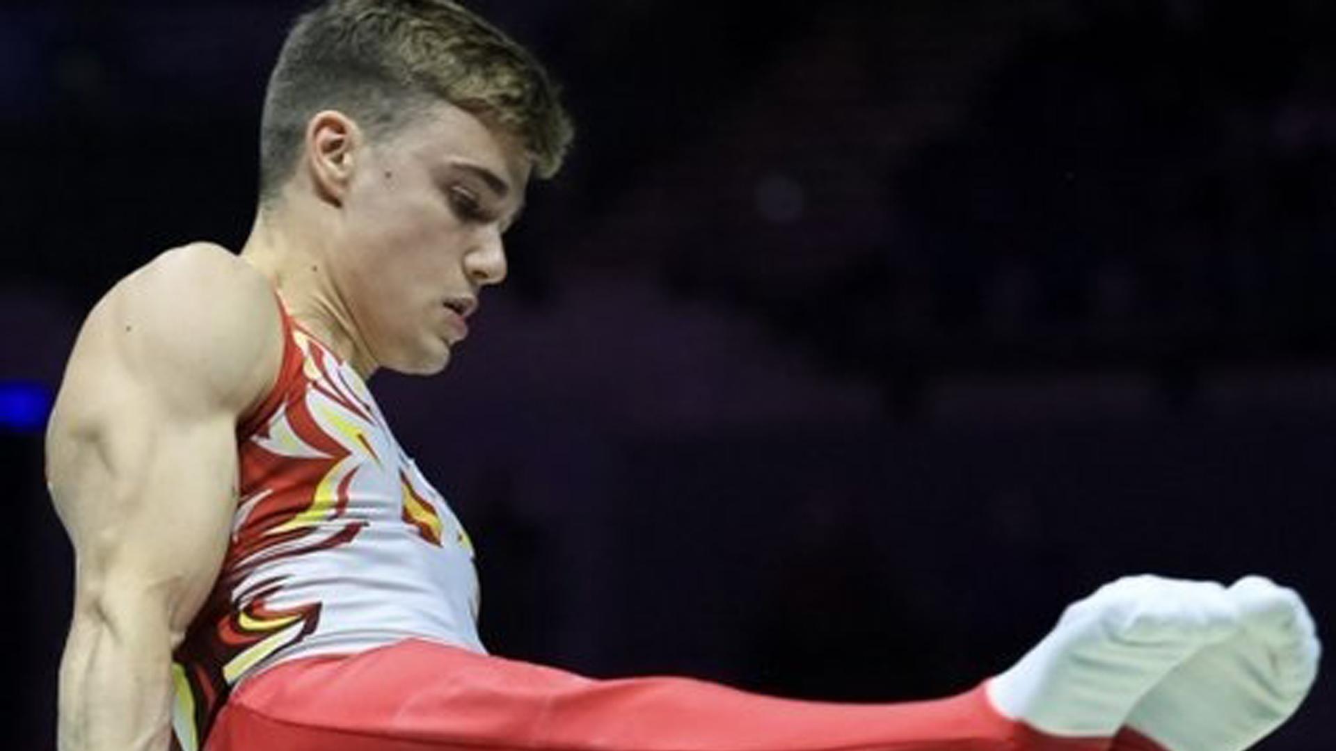 El gimnasta Joel Plata