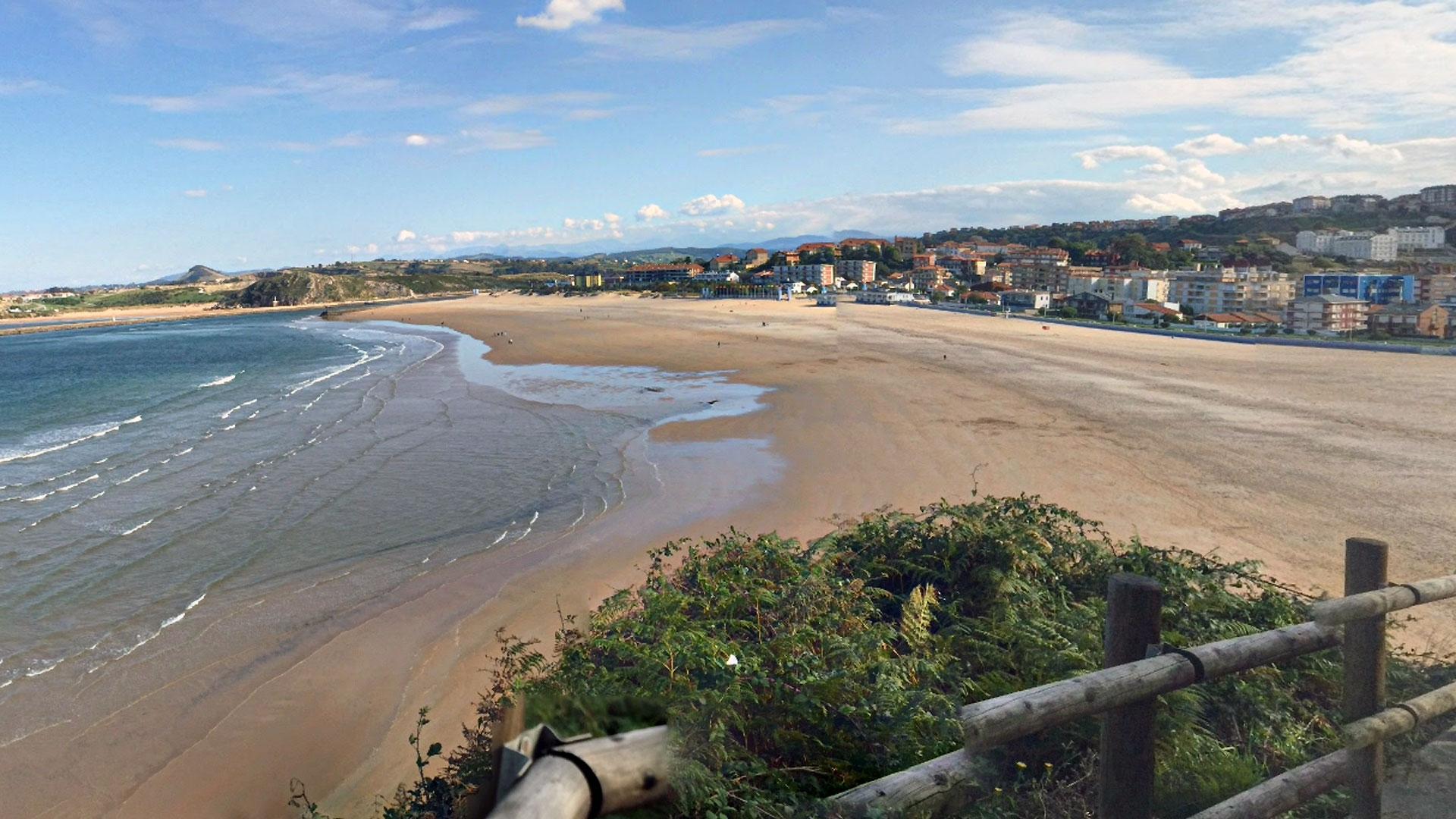 Playa de La Concha, en Suances