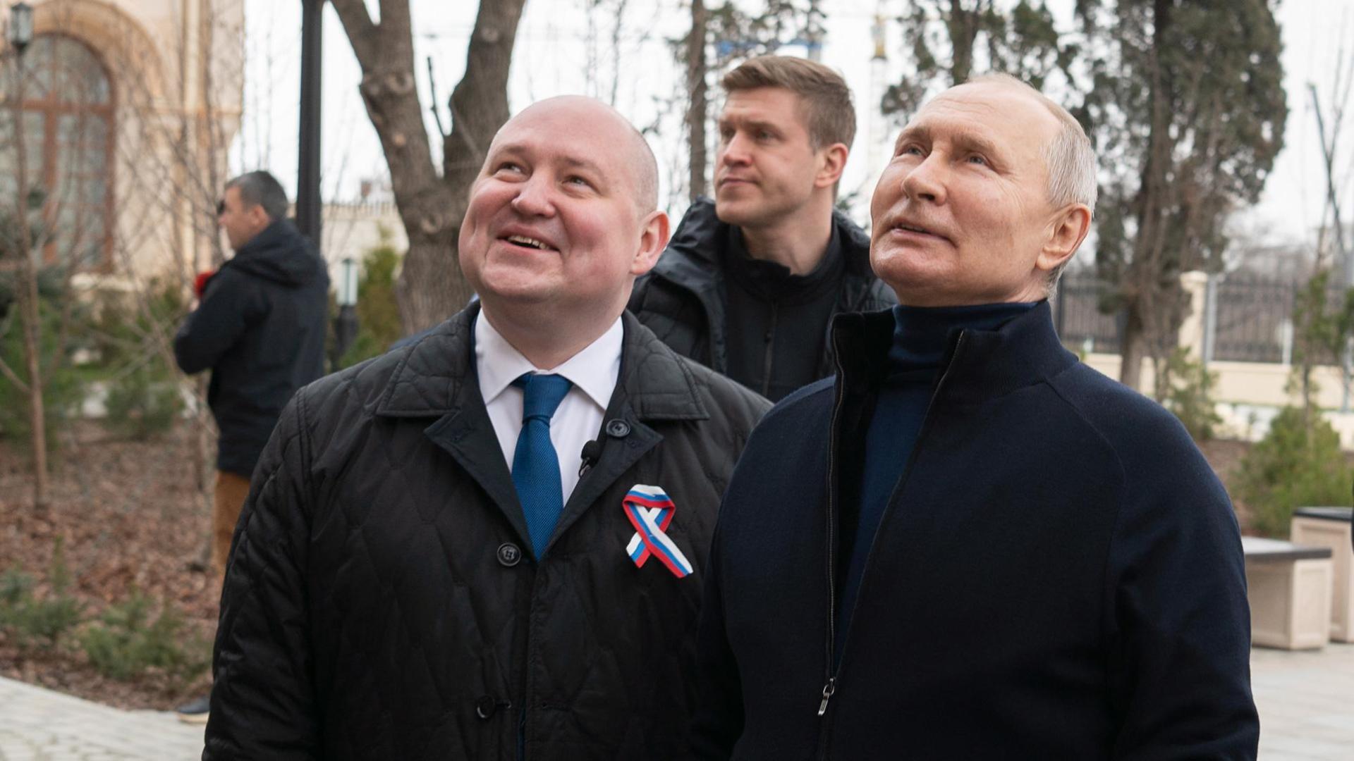 Putin, durante su visita a Crimea