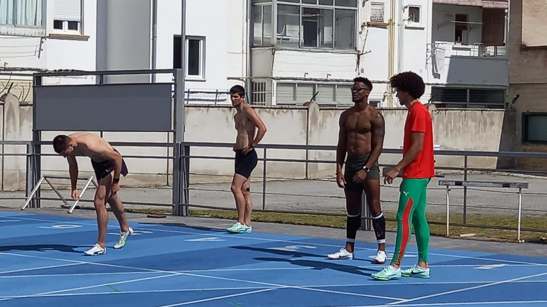 Vídeo con entrenamiento de Asier Martínez en Larrabide