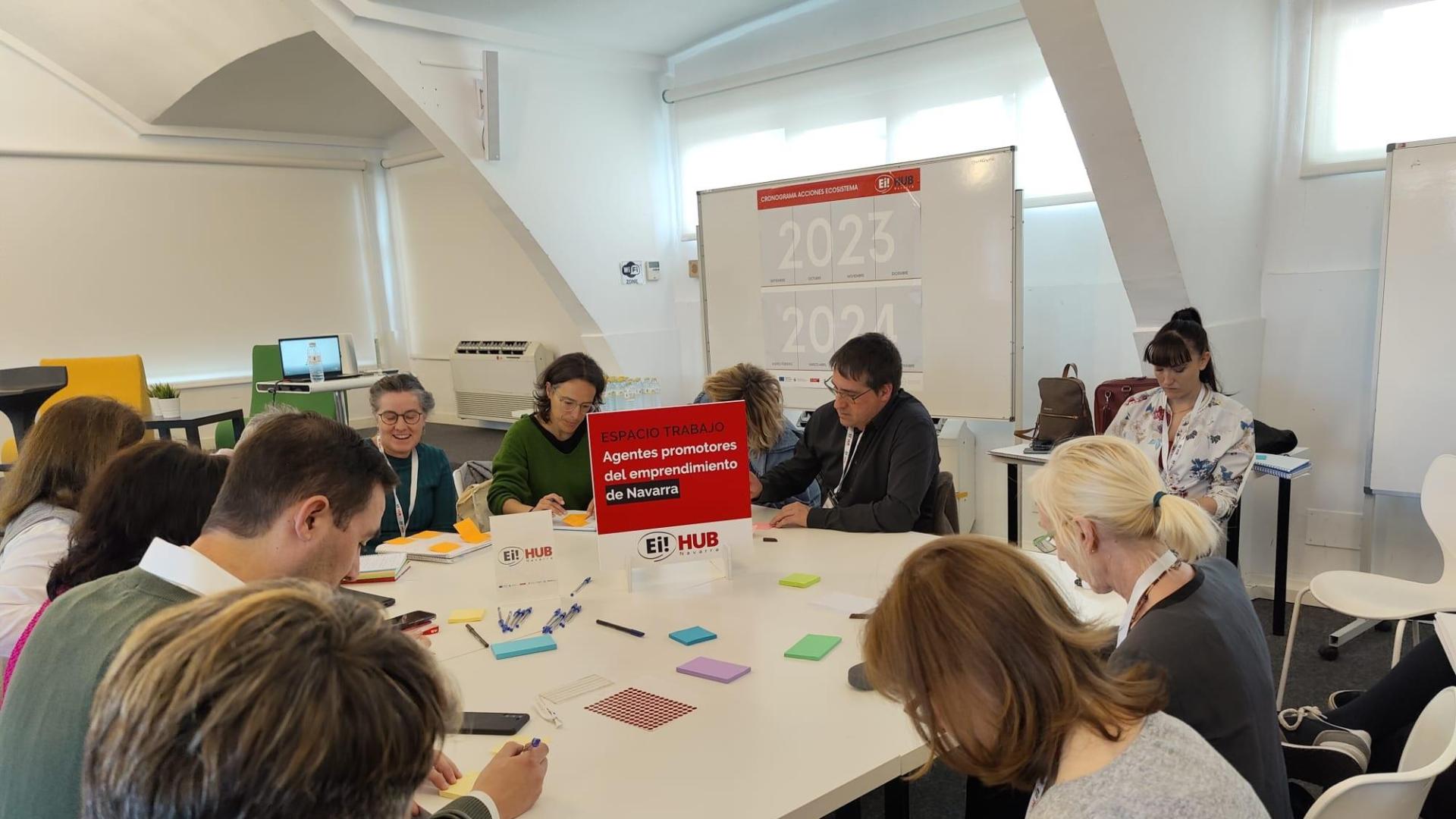 Jornada de codiseño con la que ha arrancado el programa piloto Ei! Hub Navarra