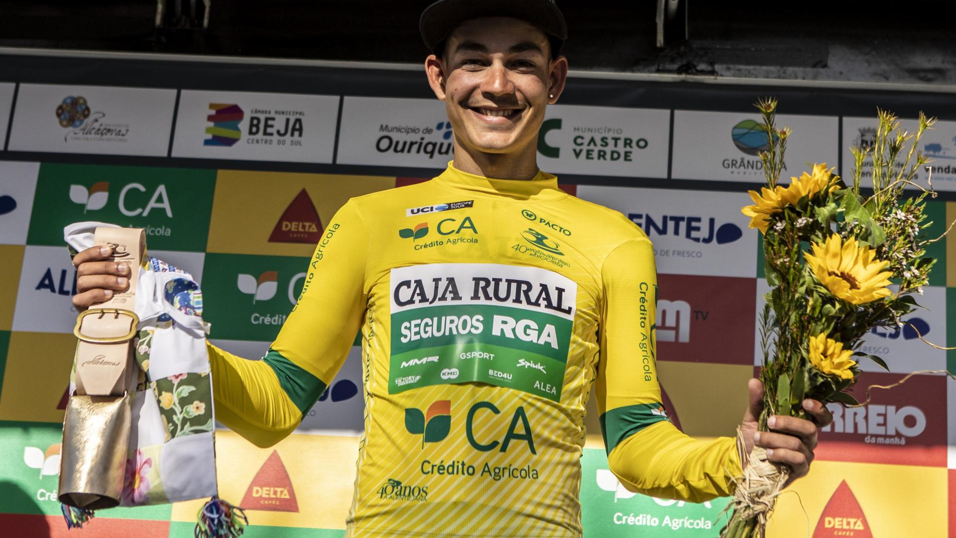 Orluis Aular, ganador final de la Vuelta al Algarve.