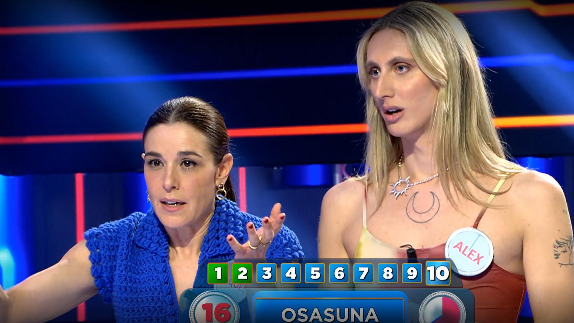Momento en el que Maca confunde a Osasuna con un equipo gallego