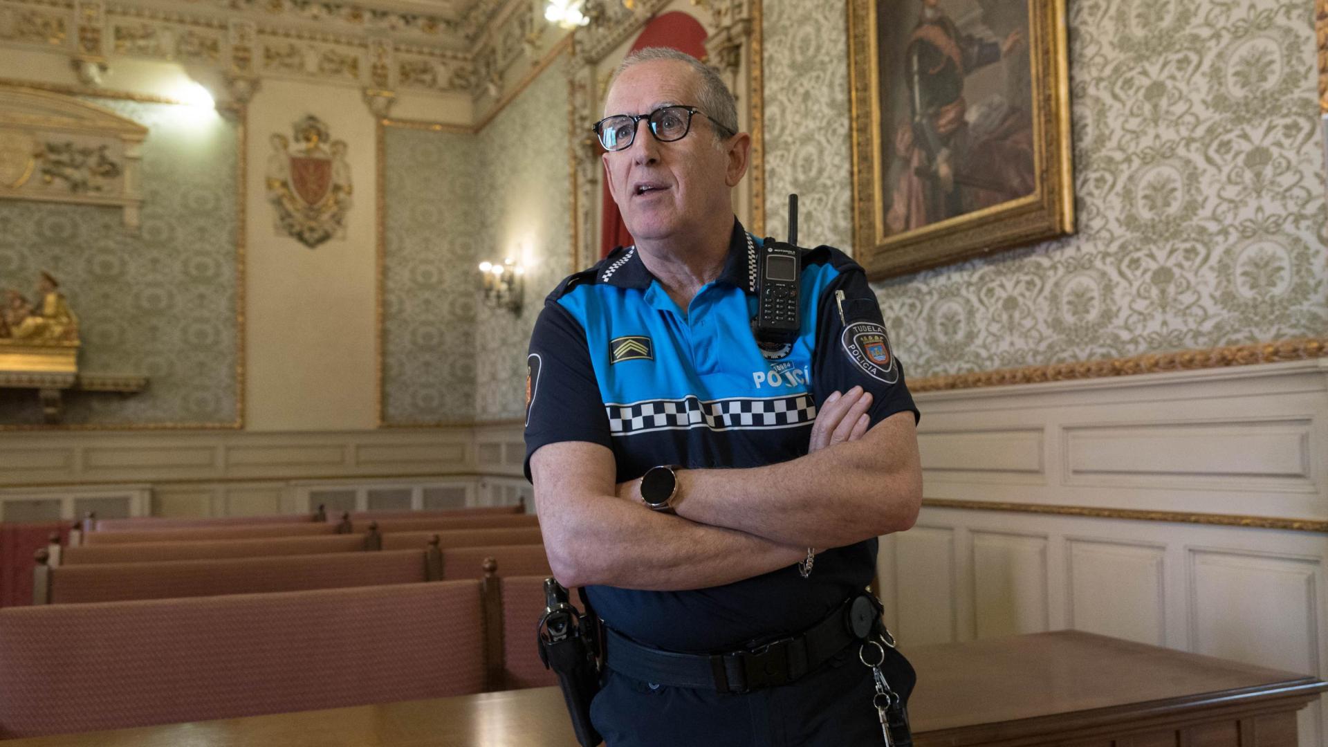 Juan Cruz Ruiz, jefe de la Policía Municipal de Tudela