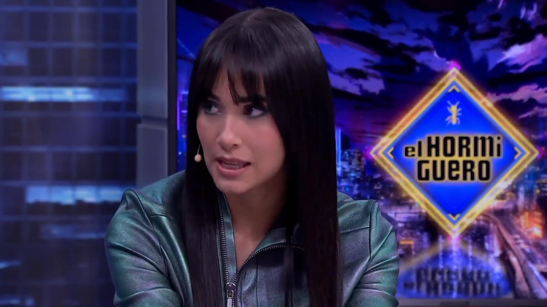 Aitana, en un momento de su entrevista en 'El Hormiguero'