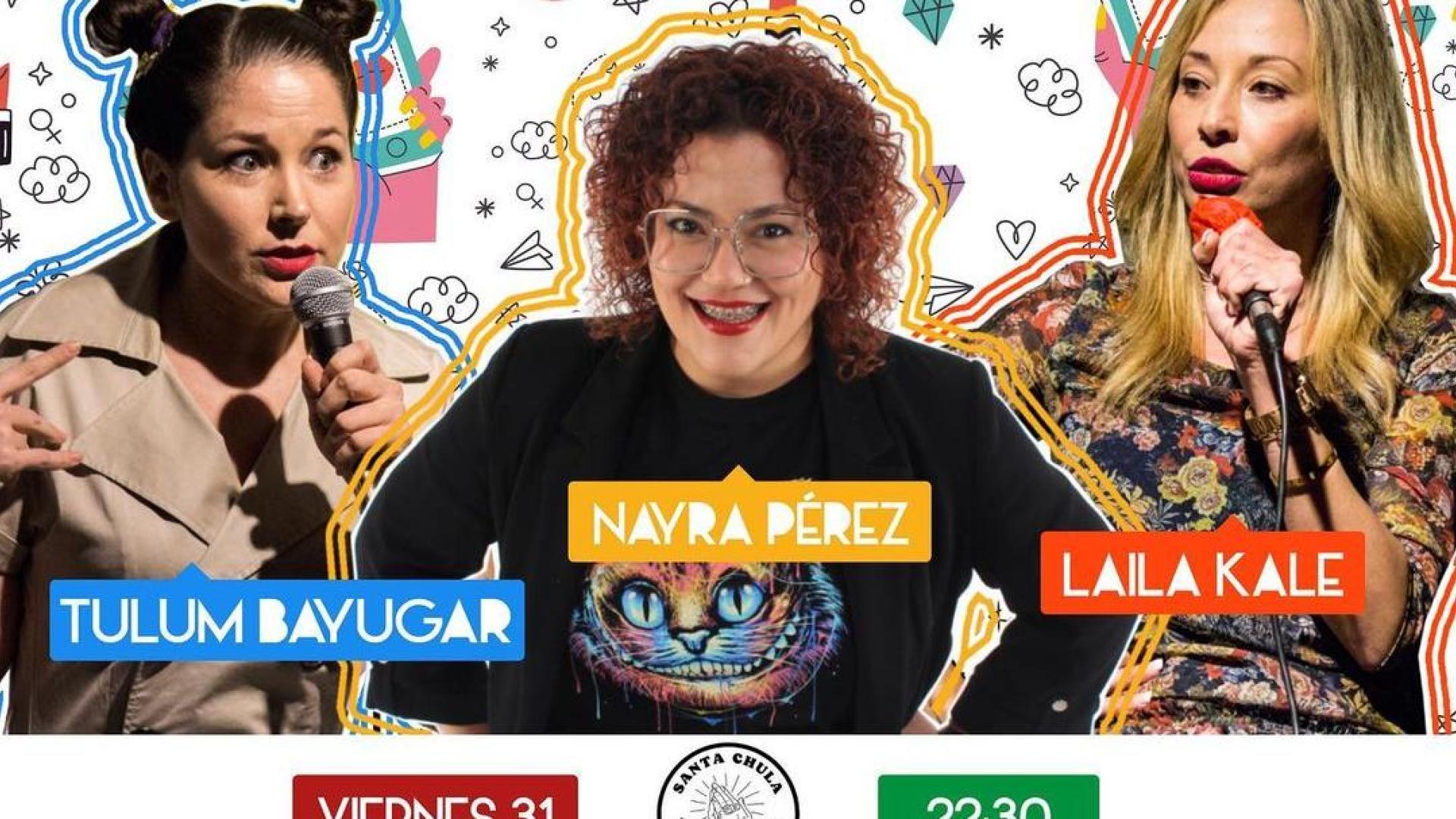 Hoy llega a Pamplona, a la sala Santa Chula, el swoh de mujeres cómicas 'Lady Night'.