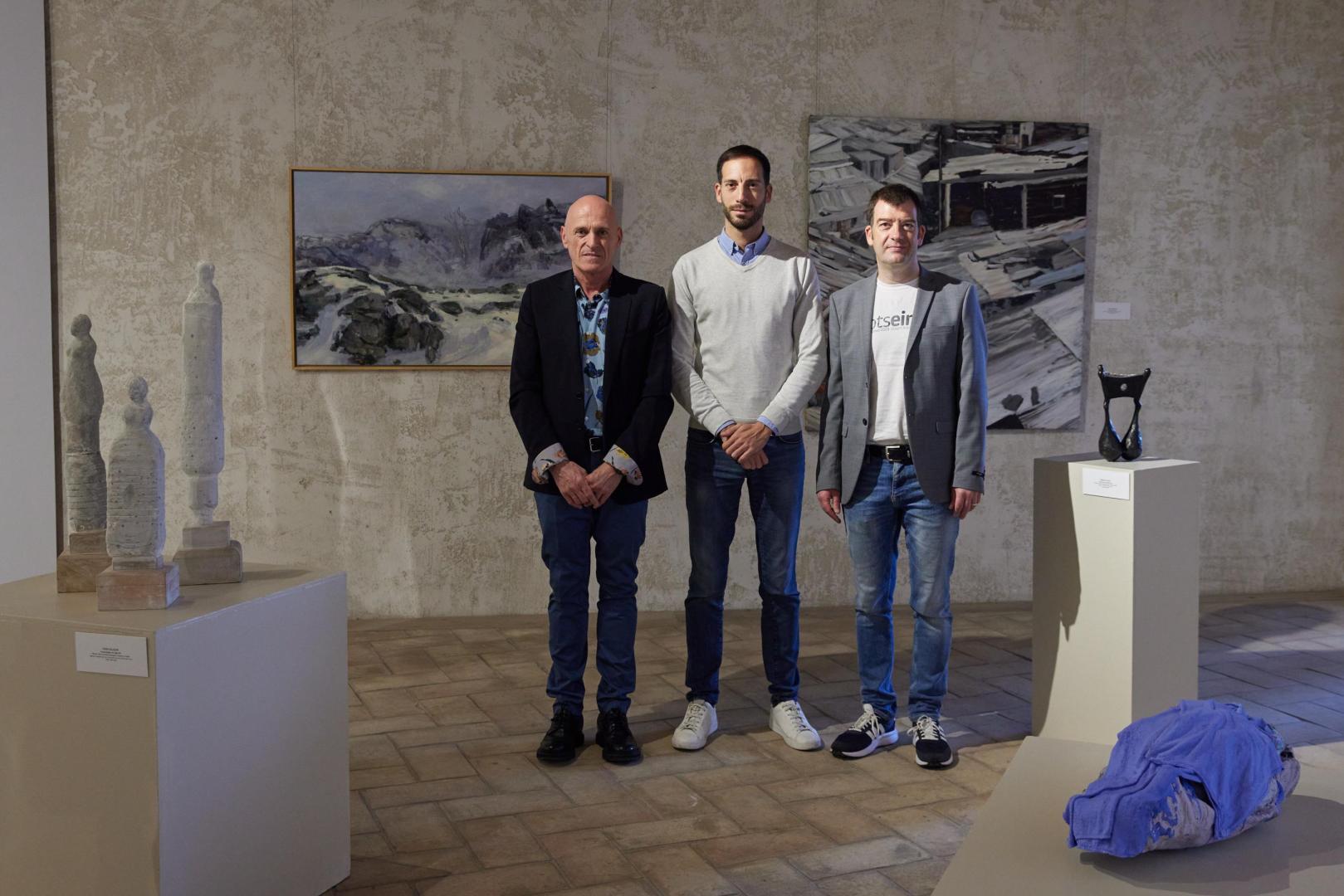 De izquierda a derecha: Josu Repáraz, Jorge Urdánoz e Iñigo Orella