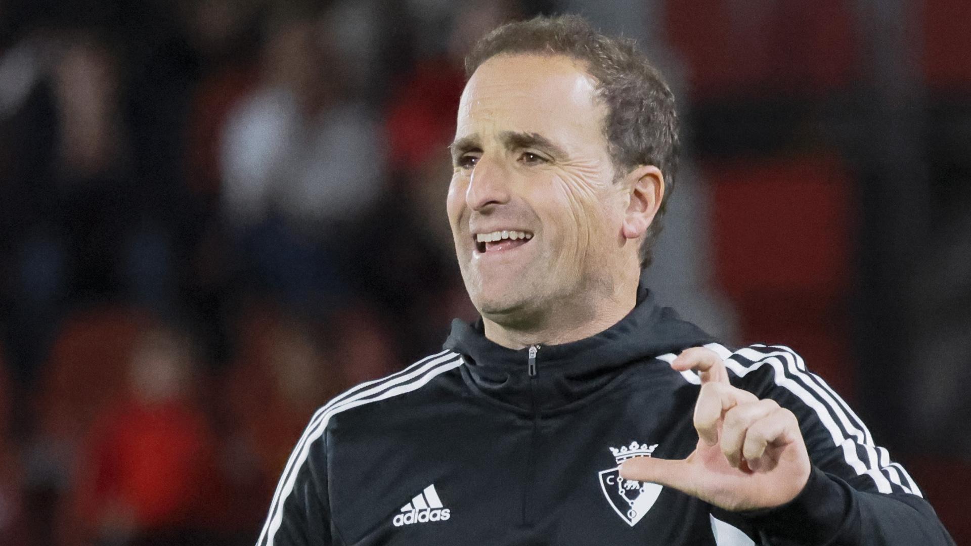 Jagoba Arrasate, entrenador de Osasuna