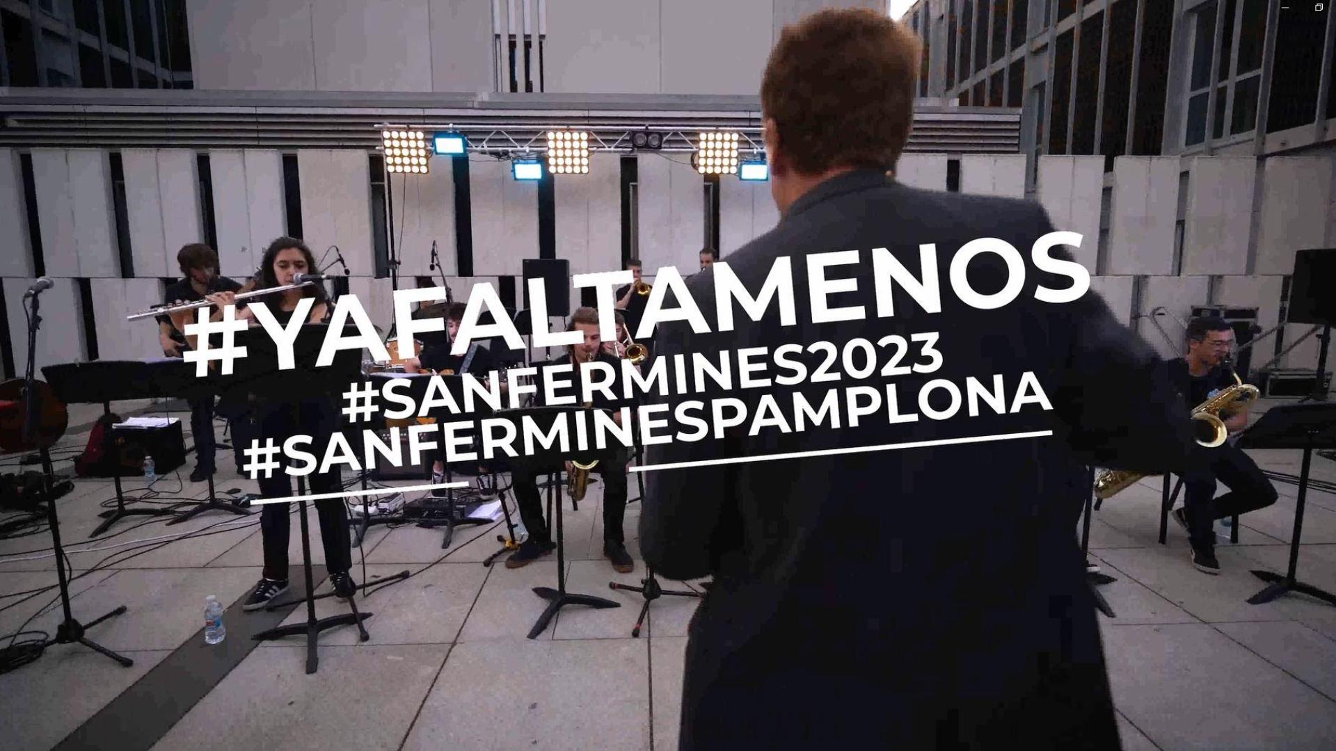 Imagen difundida por el Ayuntamiento de Pamplona para anunciar los conciertos de este martes