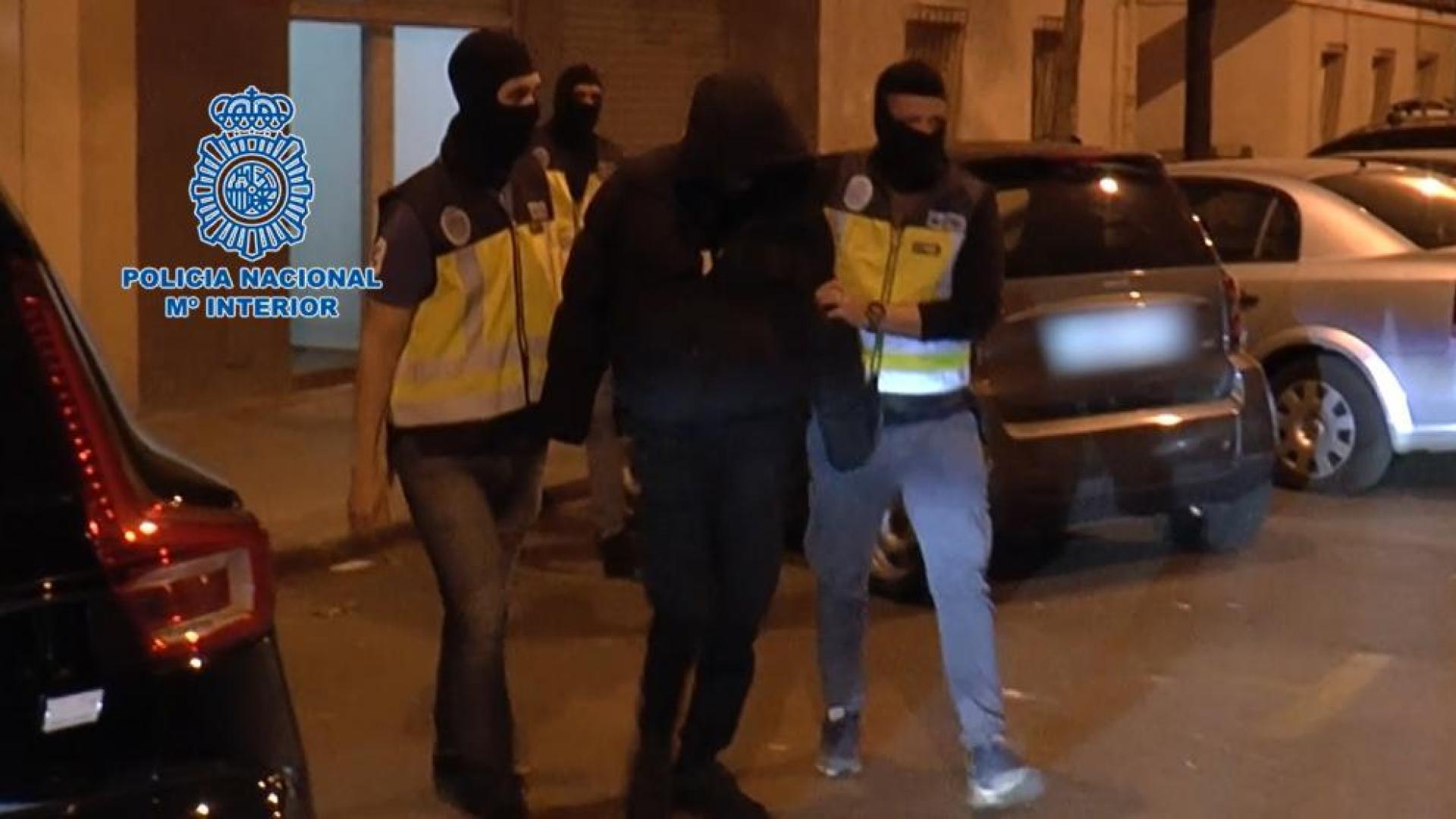 Momento de la detención de Alcasec