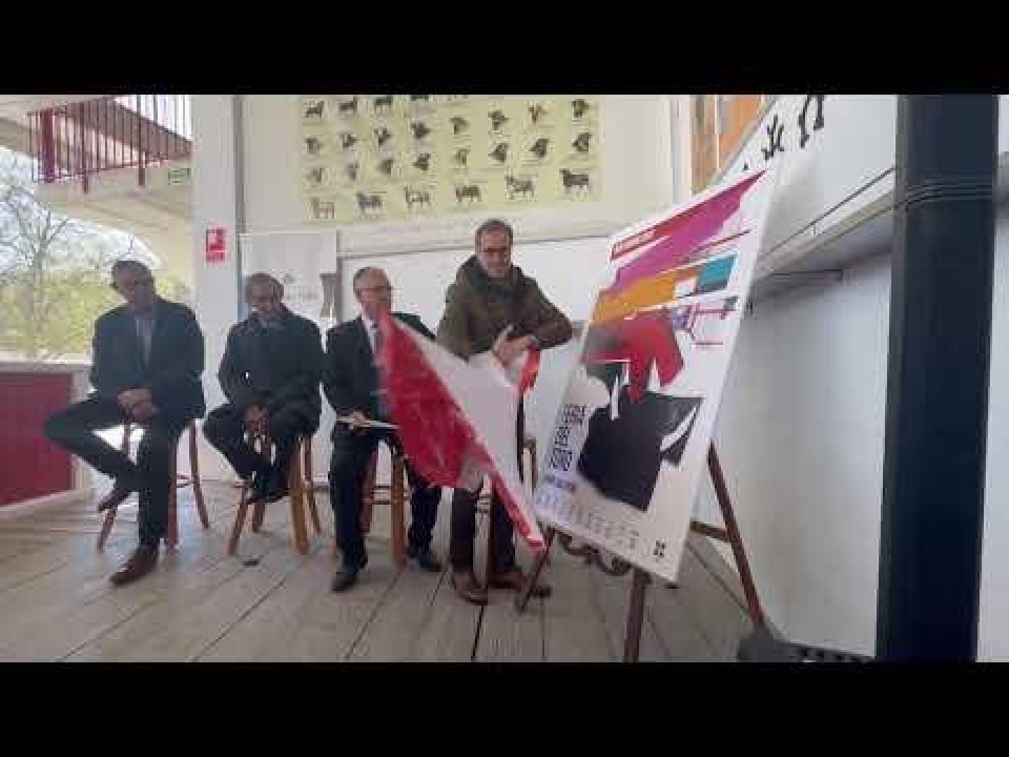 El artista Javier Balda Berástegui ha sido el elegido por la Casa de Misericordia para dar imagen a la Feria del Toro de 2023. El artista ha presentado, con la habitual expectación por parte de medios y autoridades, el cartel de este año, "un collage de elementos fragmentarios que pueden evocar los impedimentos, arquitecturas... Todo lo que sucede y está en el entorno de la tauromaquia en esta plaza", según sus palabras.