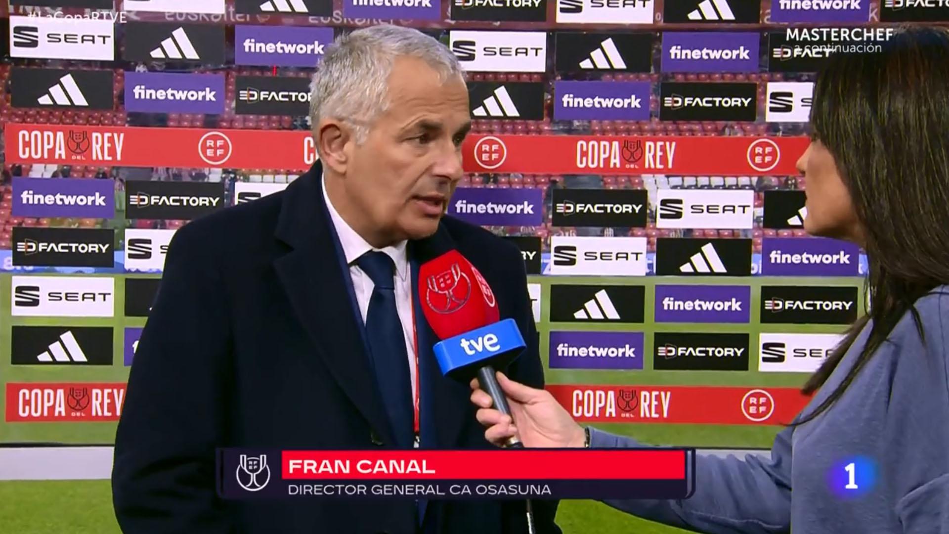 Fran Canal, en declaraciones a TVE